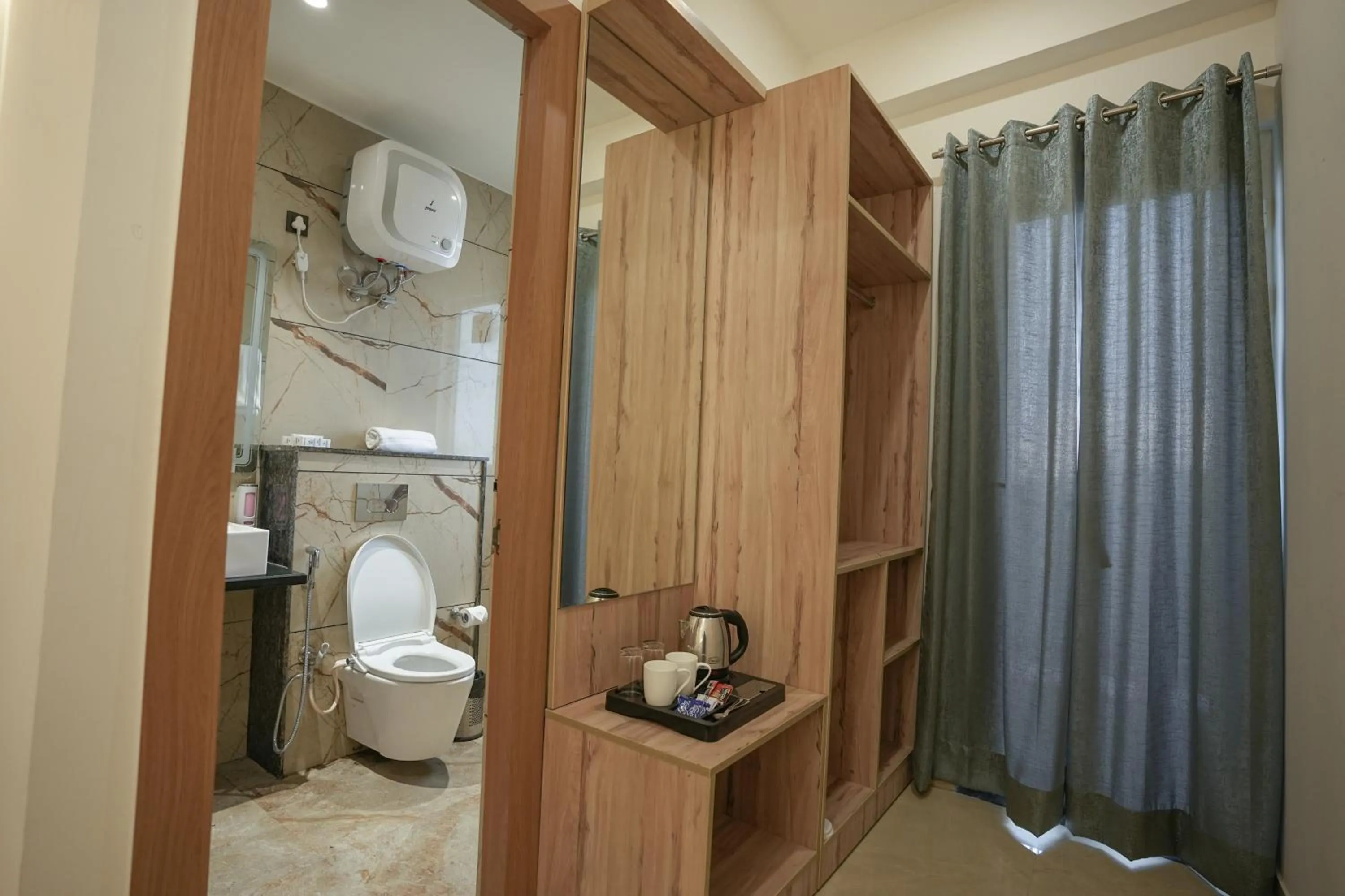 Shower in Kaashvi Residency - Managed by Atithi House