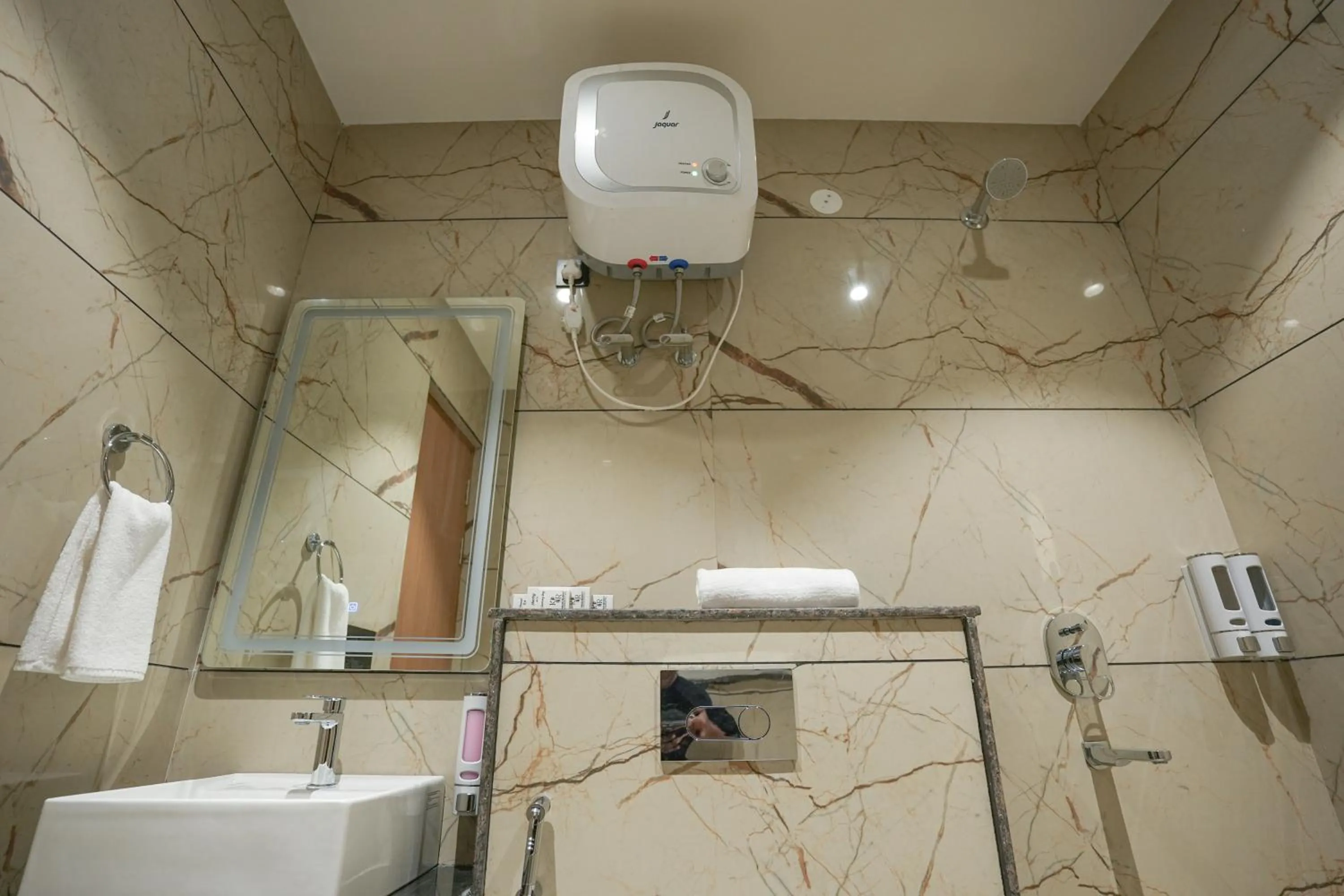 Shower in Kaashvi Residency - Managed by Atithi House