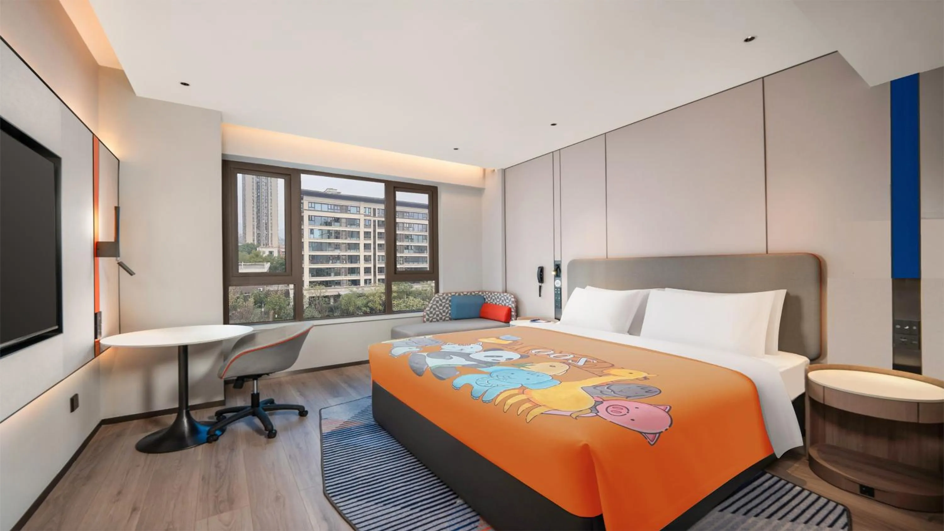 Bed in Holiday Inn Express Chongqing Ciqikou Ancient Town by IHG