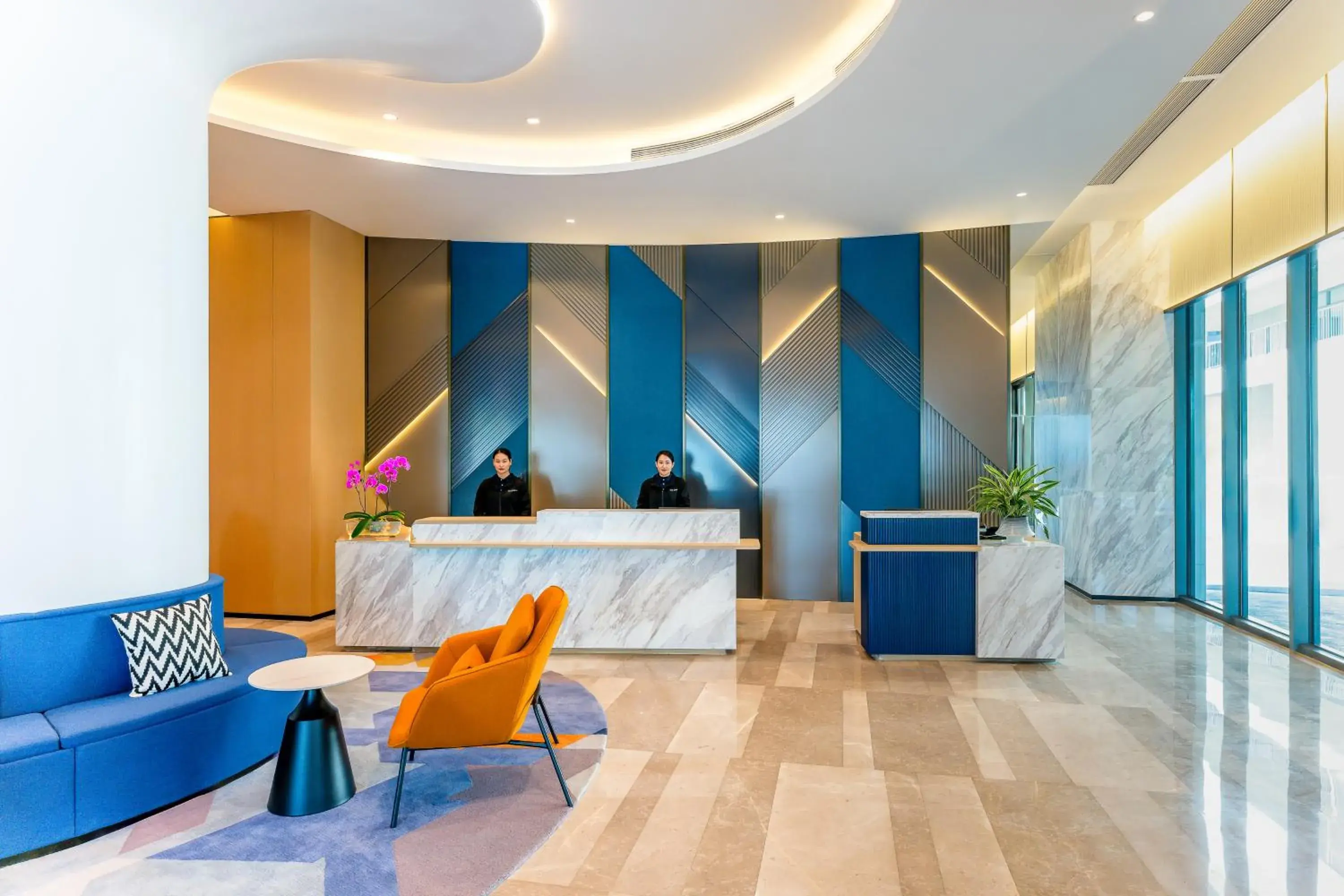 Lobby or reception in Holiday Inn Express Zhanjiang Coast by IHG Lobby or reception in Holiday Inn Express Zhanjiang Coast by IHG