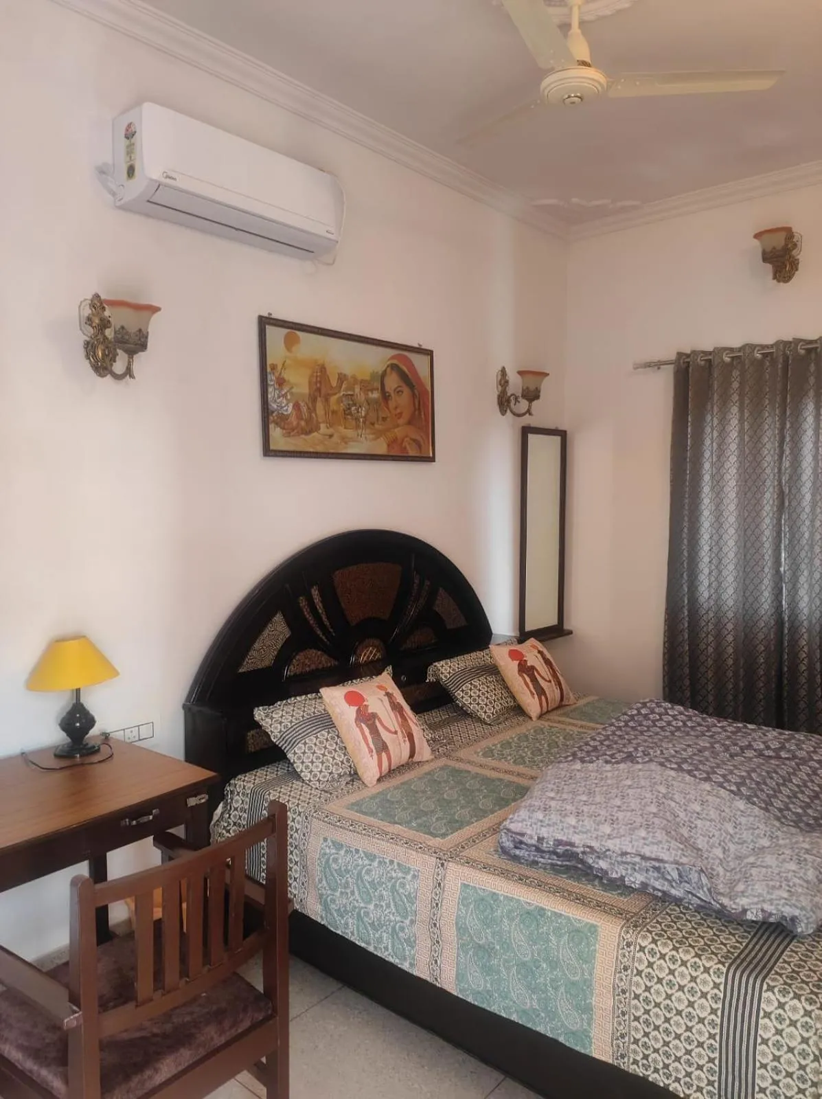 Deluxe Double Room (2 Adults + 1 Child) - single occupancy in Ardas Villa Bikaner - Heritage Luxury Boutique Stay, With Free Pick Up and Drop