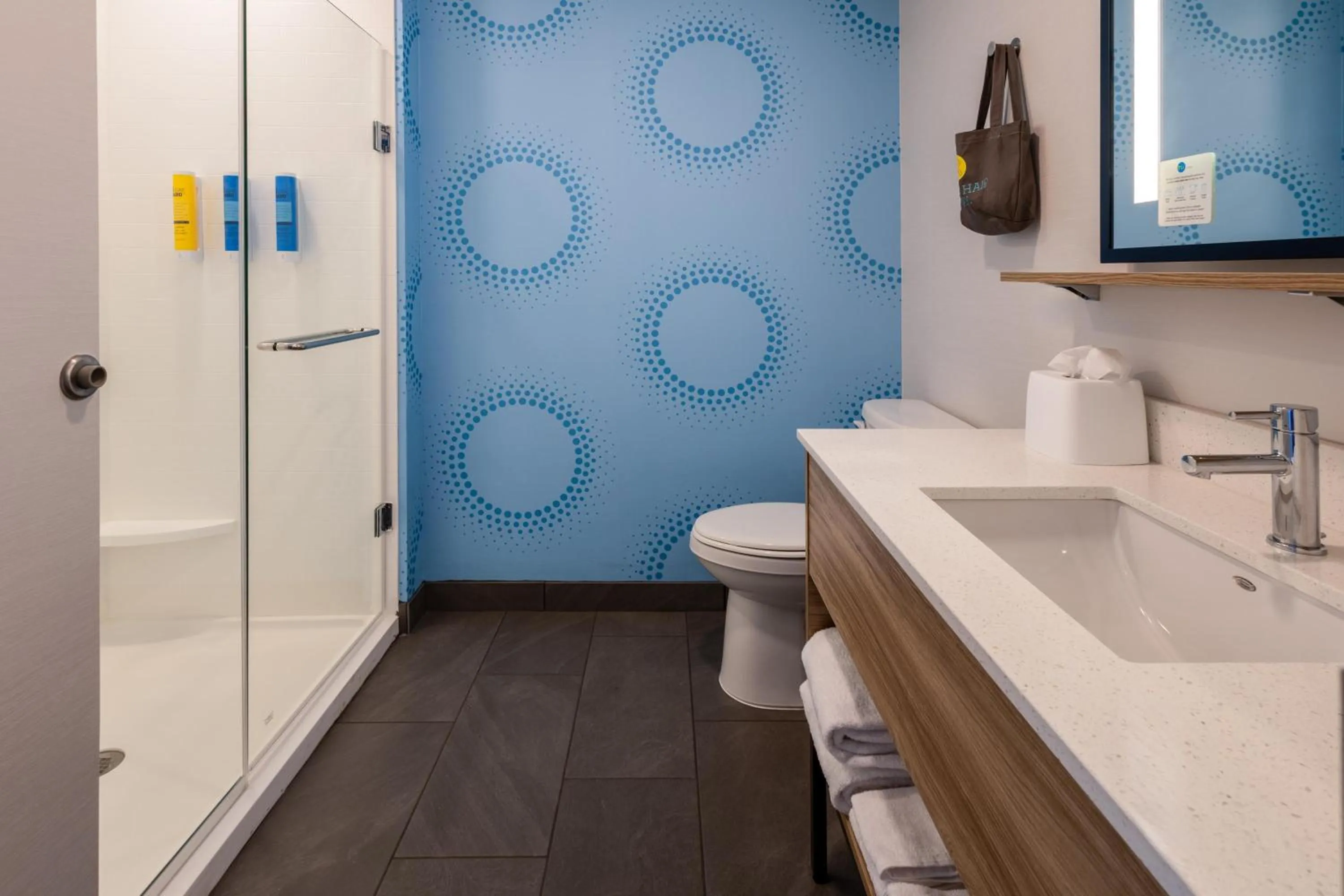 Bathroom in Tru By Hilton Commerce