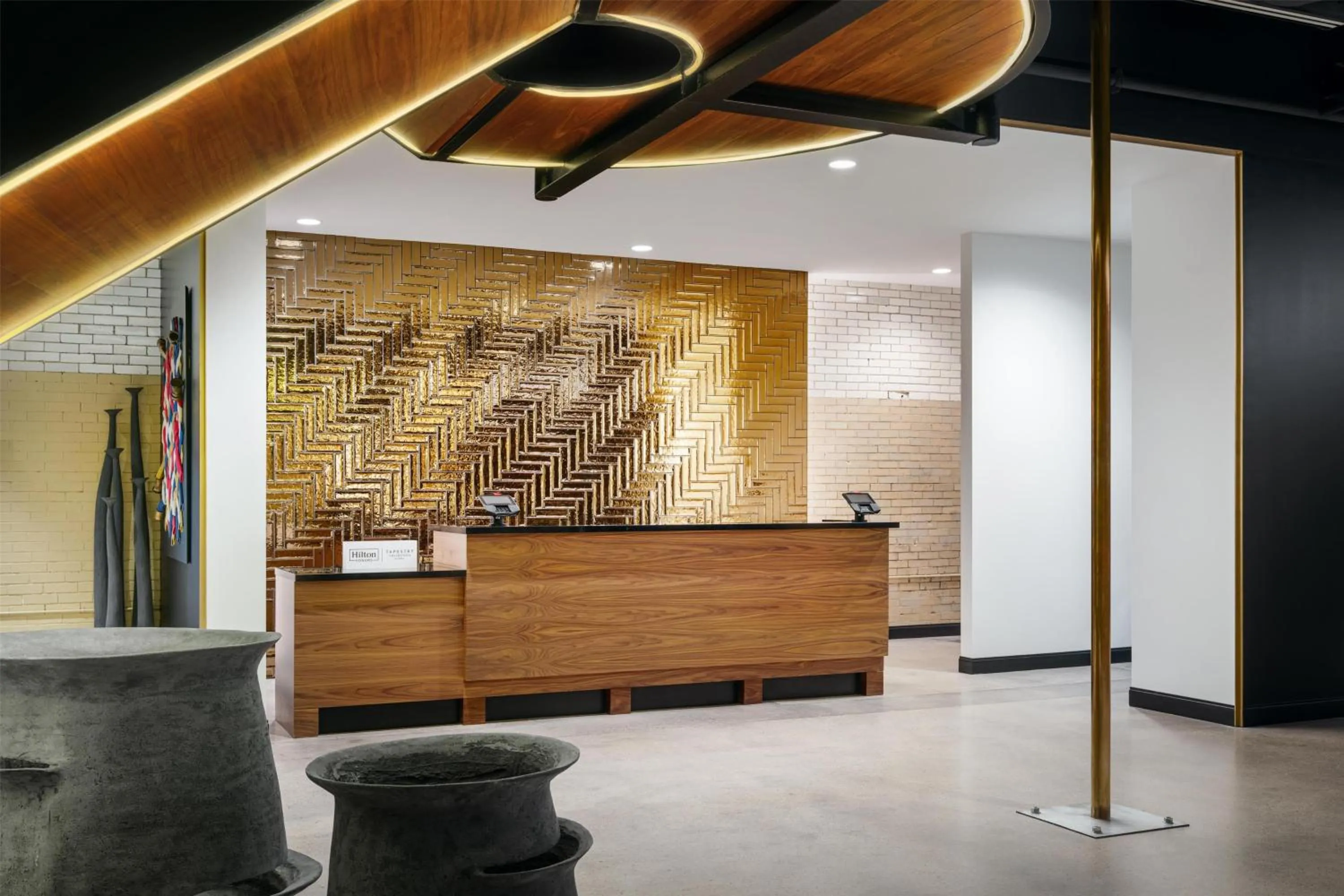 Lobby or reception in The Nobleman Fort Worth, Tapestry Collection By Hilton