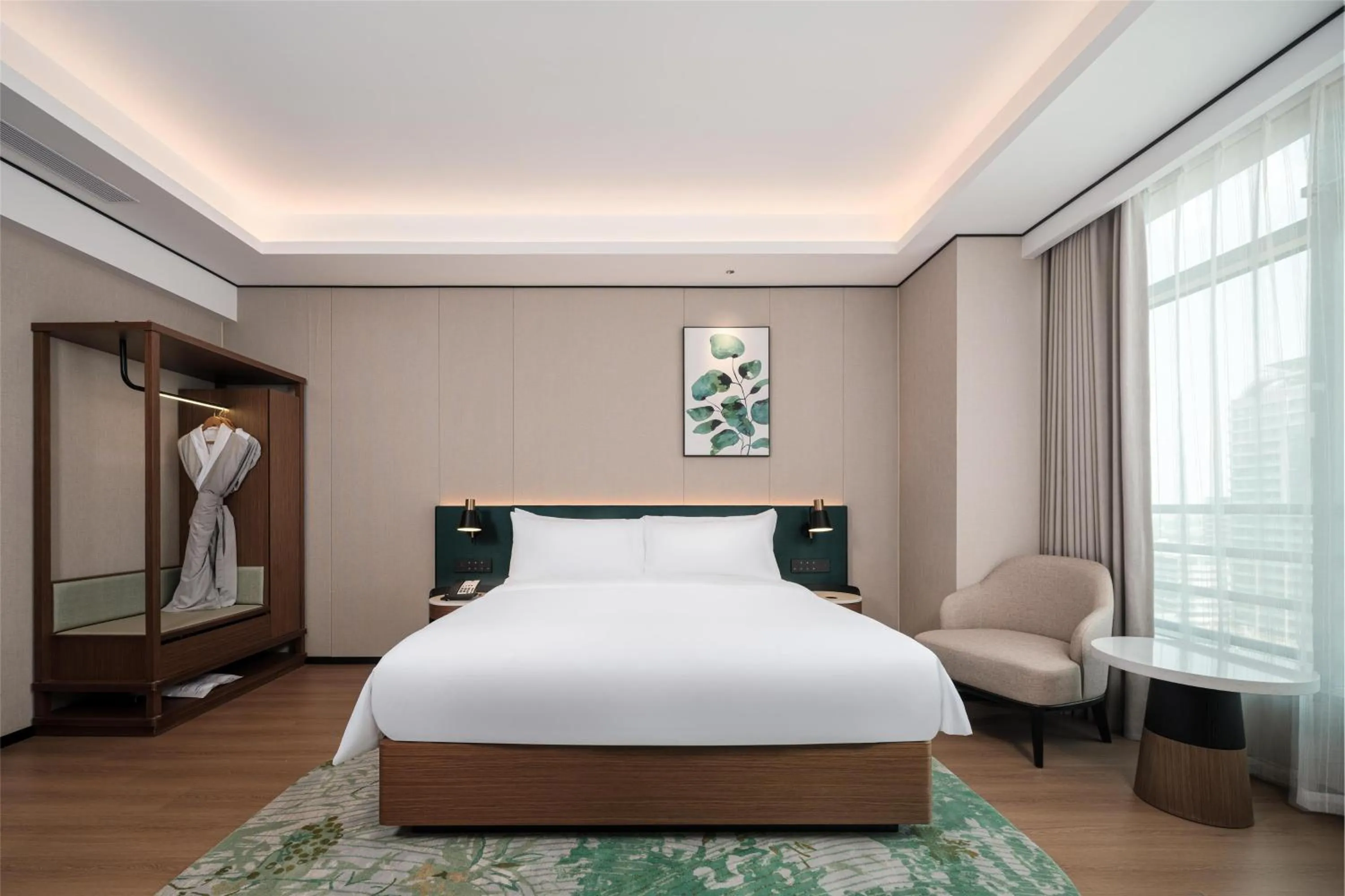 Bedroom, Bed in Hilton Garden Inn Hefei High-Tech Zone