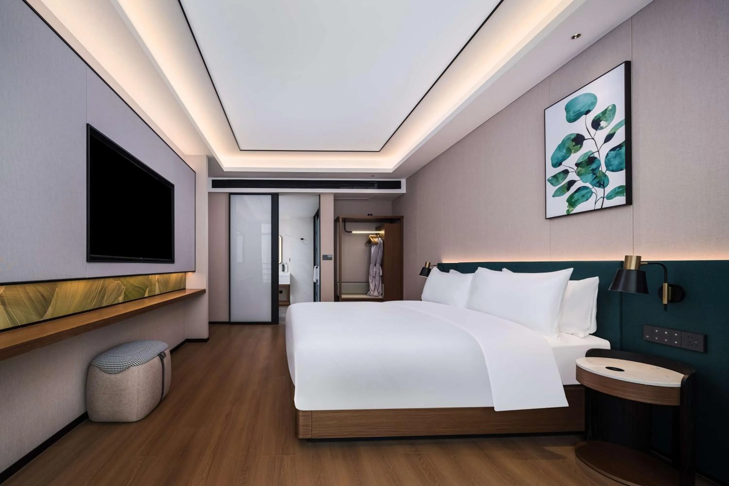 Bed in Hilton Garden Inn Hefei High-Tech Zone