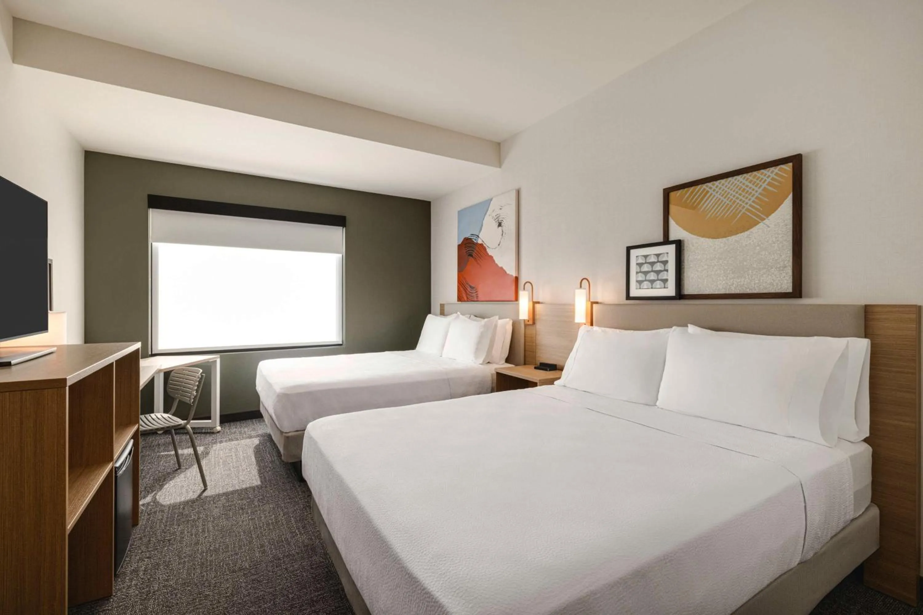 Bed in Spark By Hilton Las Vegas Airport