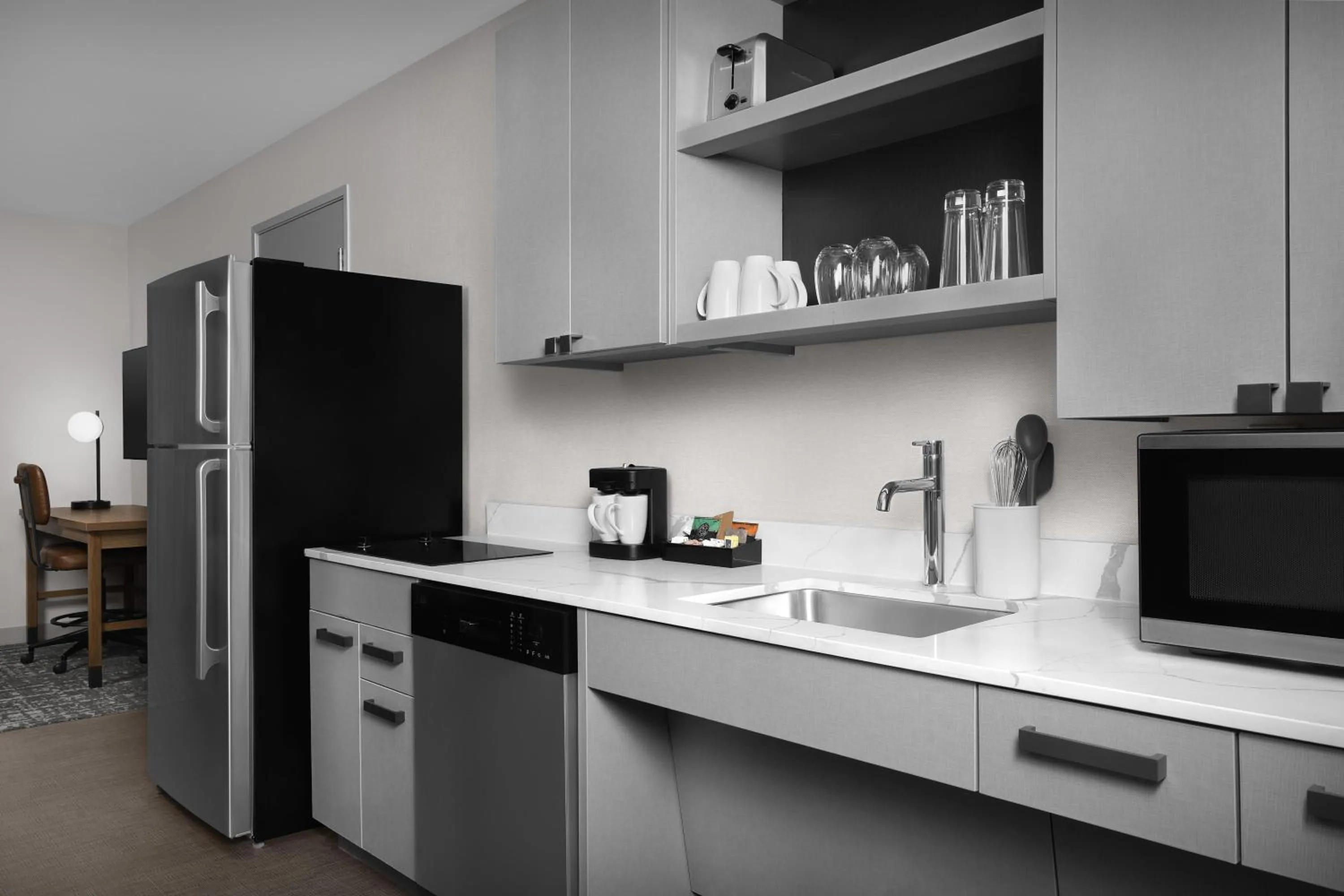 Kitchen or kitchenette in Homewood Suites By Hilton Jackson