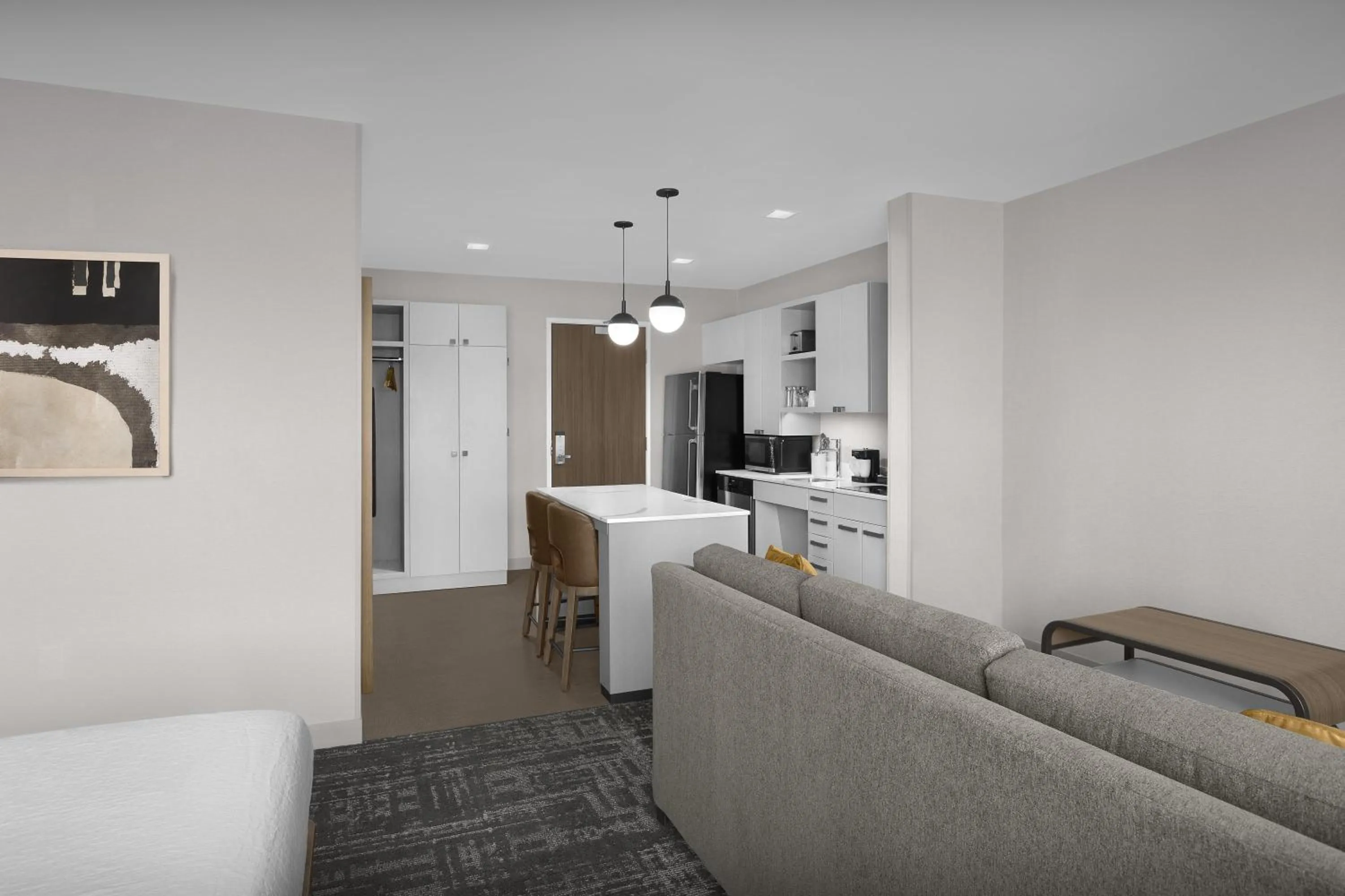 Living room in Homewood Suites By Hilton Jackson