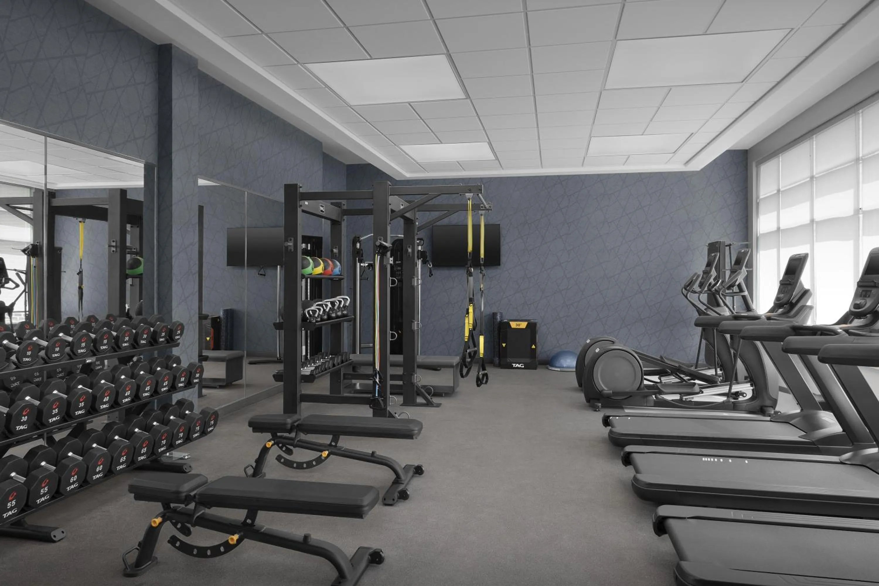 Fitness centre/facilities in Homewood Suites By Hilton Jackson