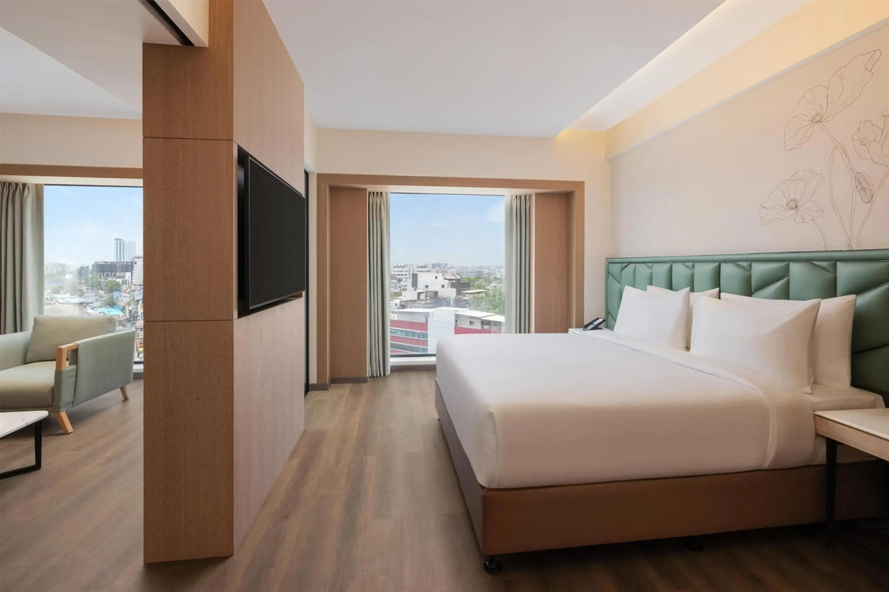Bed in Hilton Garden Inn Surat City Centre Bed in Hilton Garden Inn Surat City Centre
