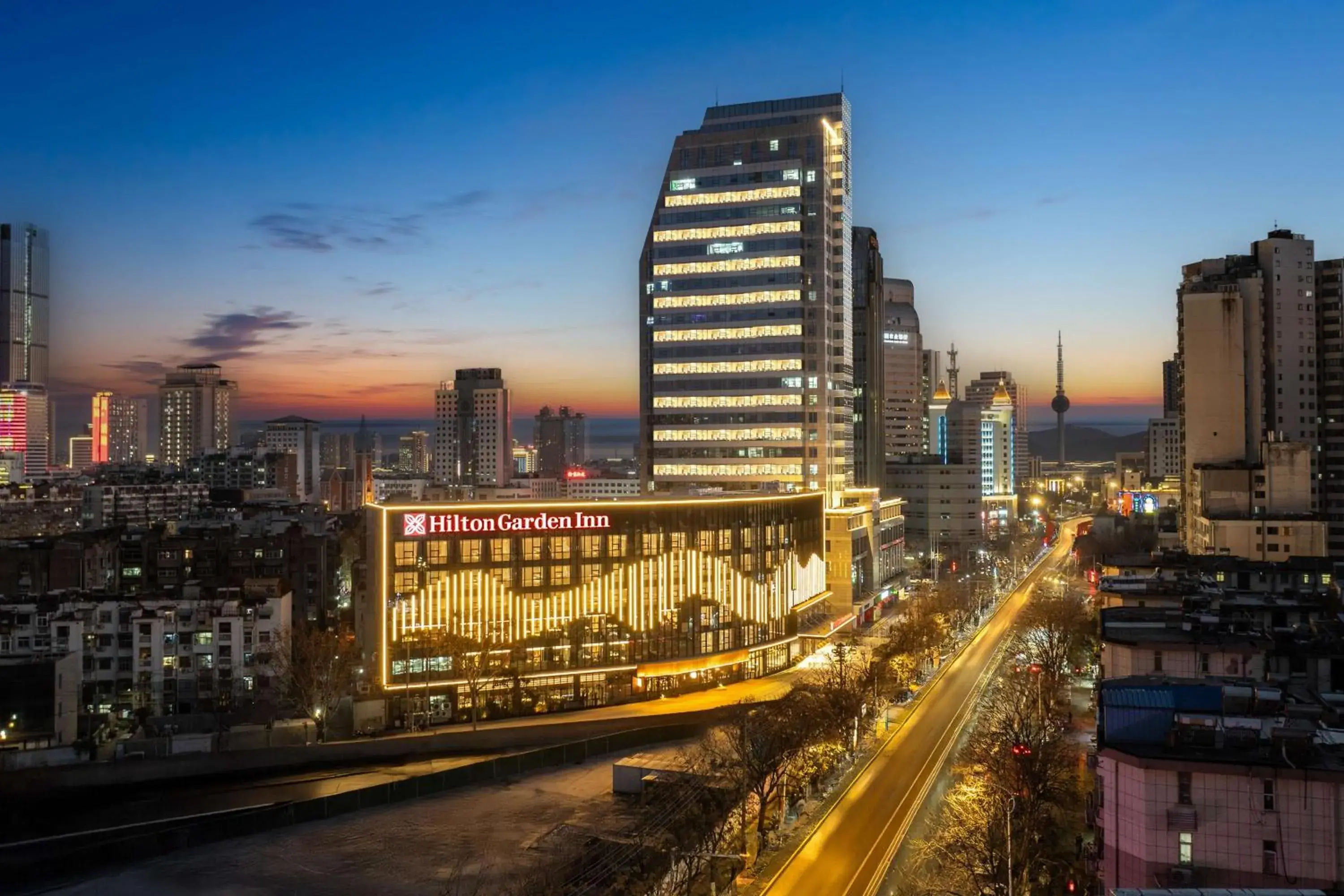 Property building in Hilton Garden Inn Xuzhou Pengcheng Square Property building in Hilton Garden Inn Xuzhou Pengcheng Square