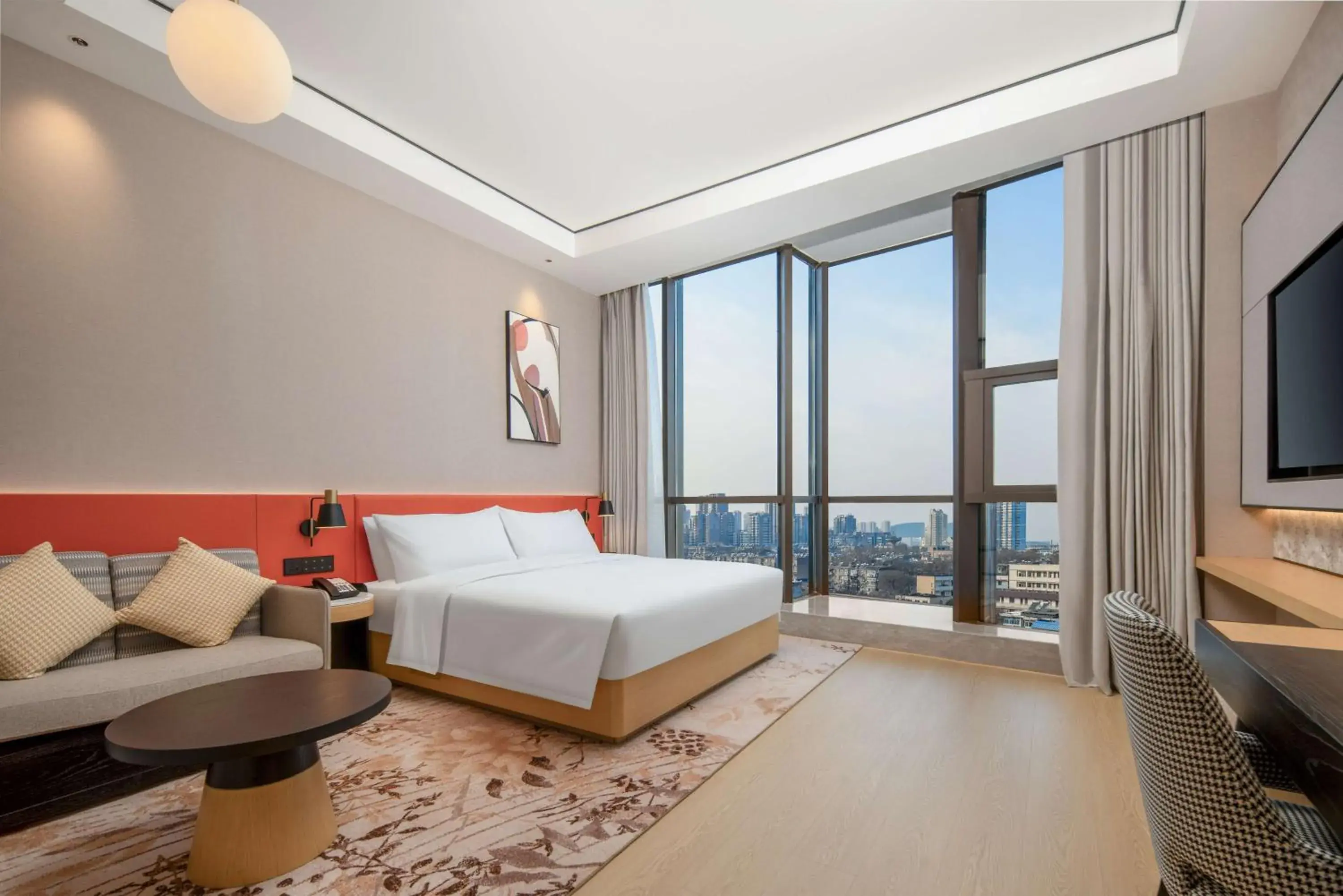 Bedroom, Bed in Hilton Garden Inn Xuzhou Pengcheng Square Bedroom, Bed in Hilton Garden Inn Xuzhou Pengcheng Square