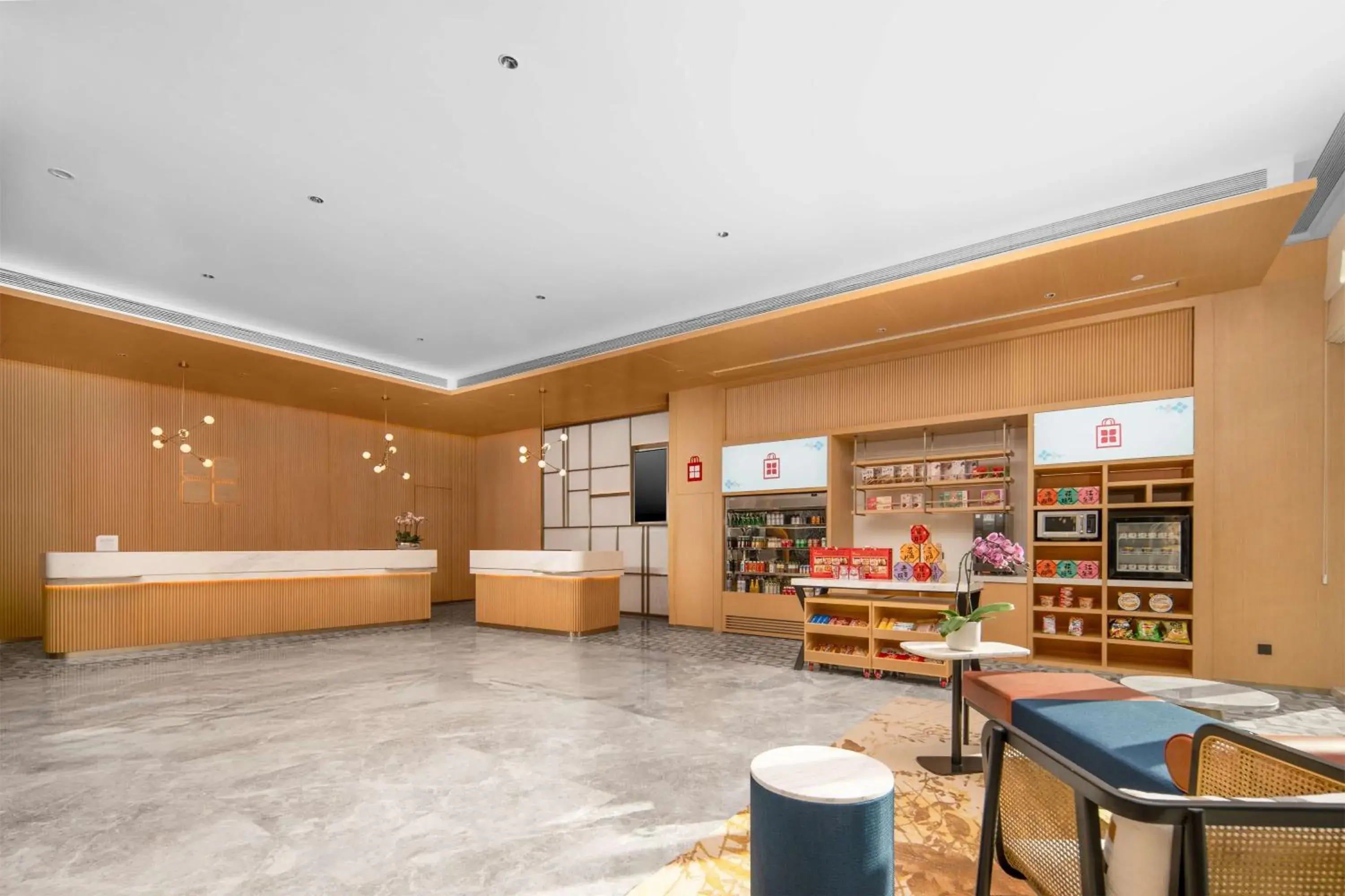 Lobby or reception in Hilton Garden Inn Xuzhou Pengcheng Square Lobby or reception in Hilton Garden Inn Xuzhou Pengcheng Square