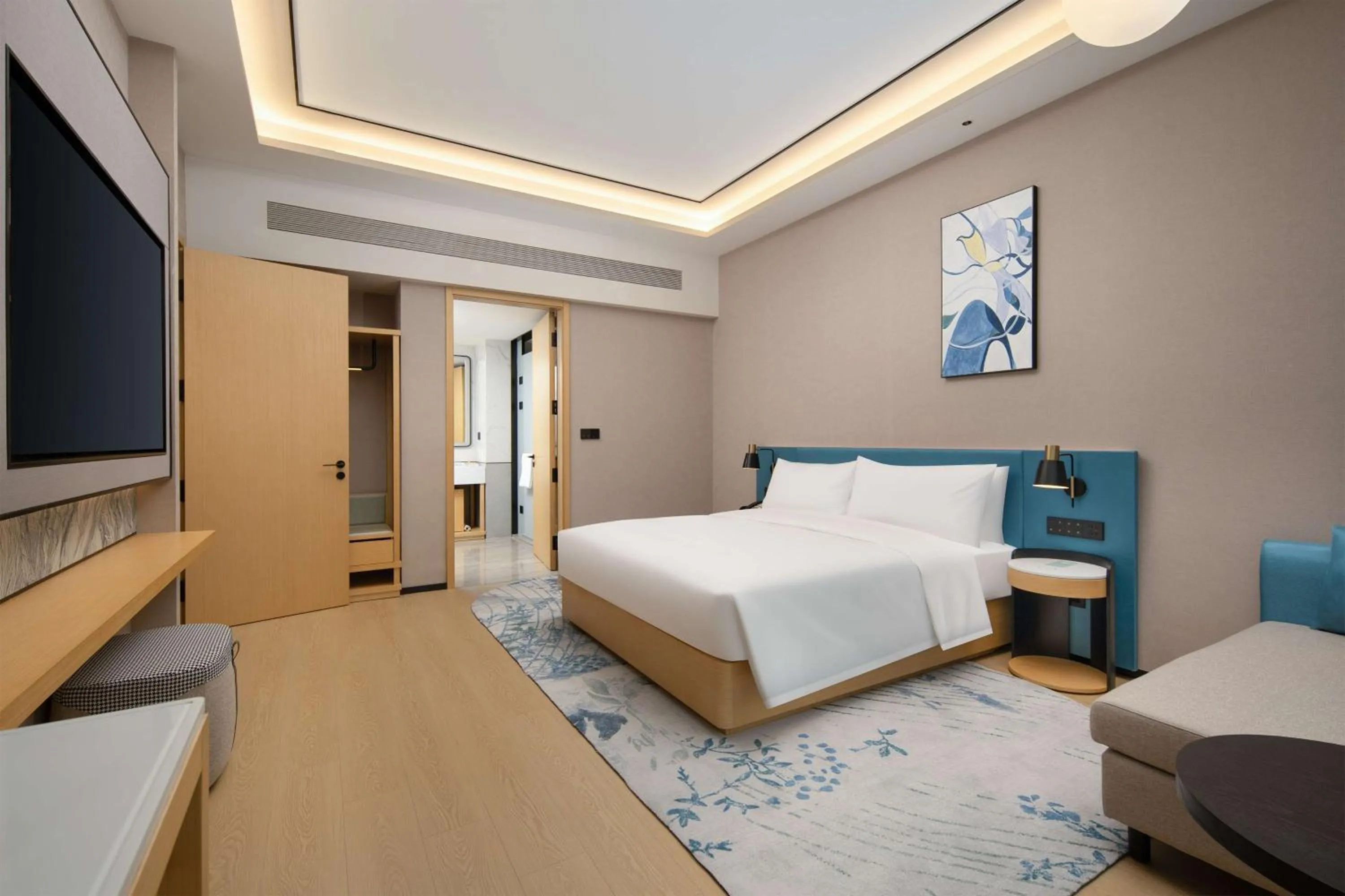 Bed in Hilton Garden Inn Xuzhou Pengcheng Square