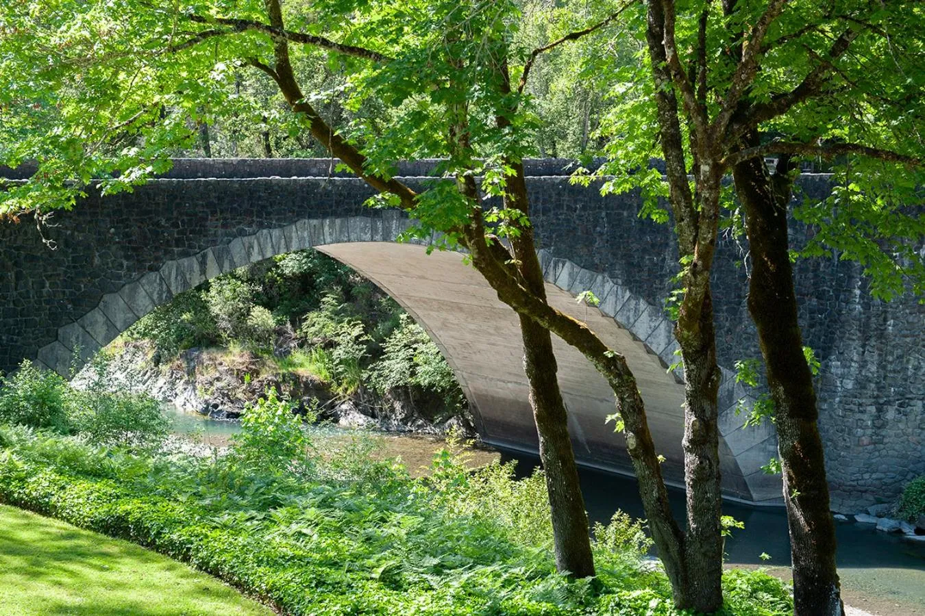 River view in Benbow Historic Inn