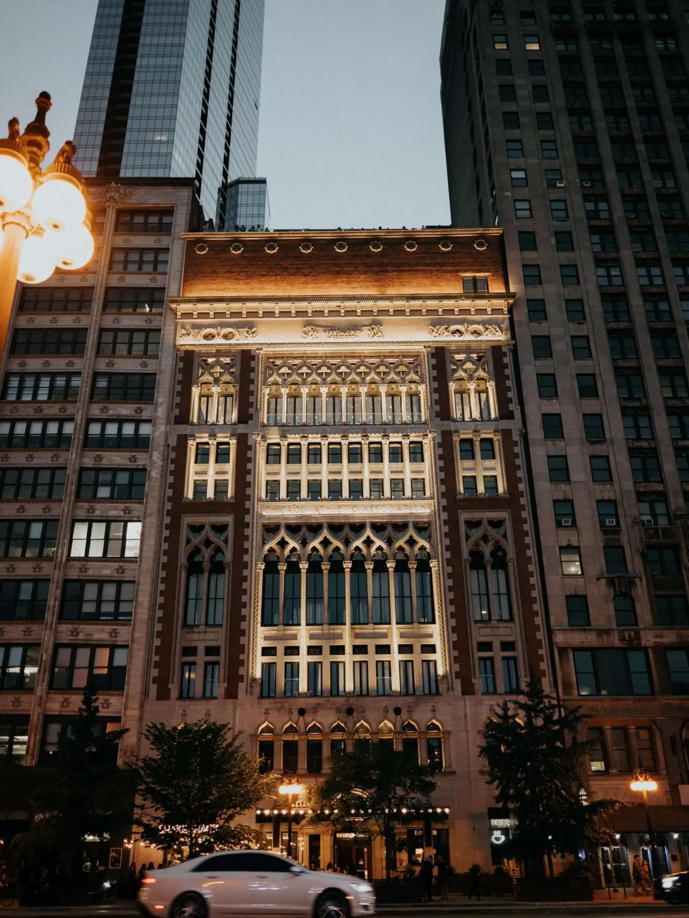 Property building in Chicago Athletic Association, part of Hyatt Property building in Chicago Athletic Association, part of Hyatt