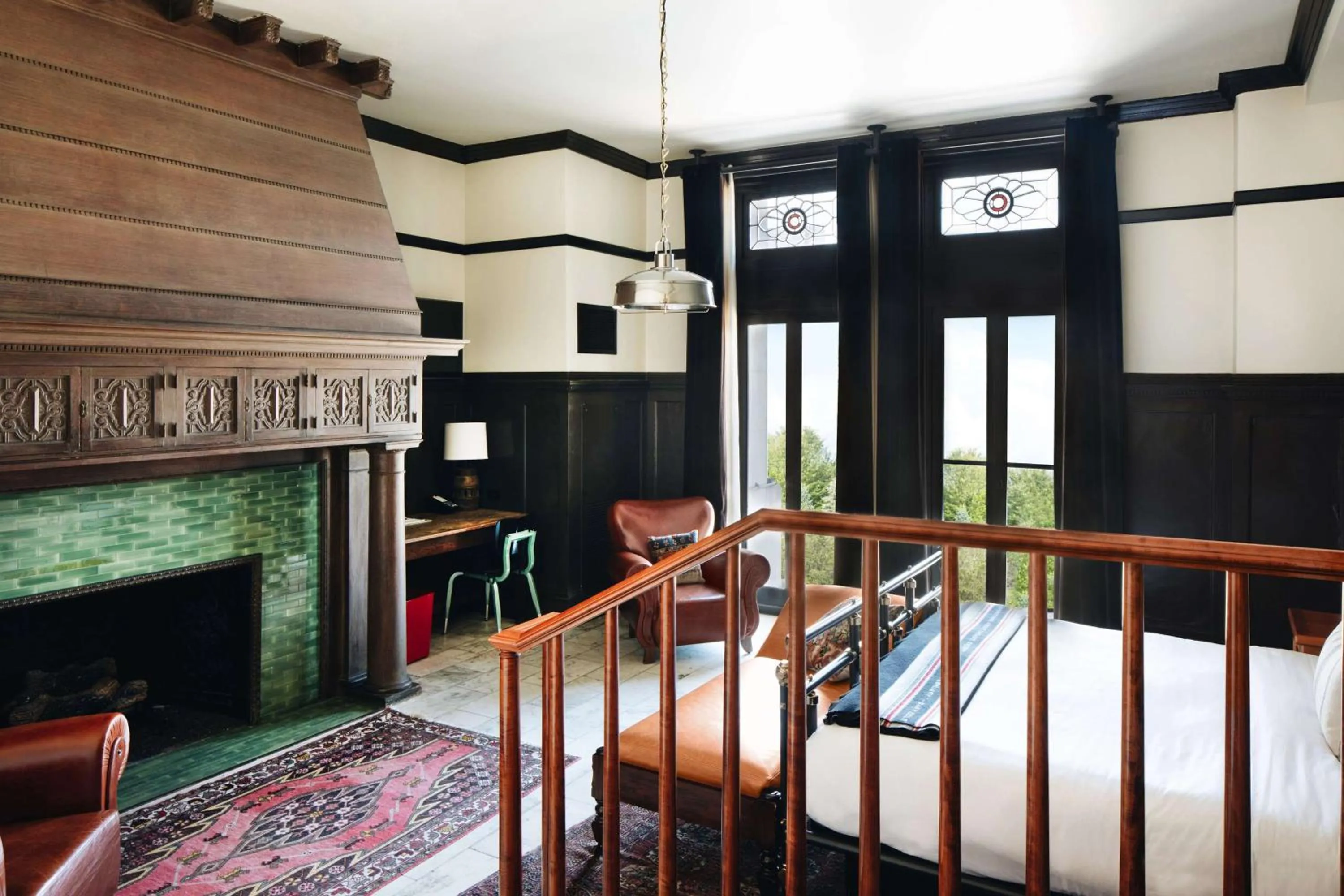 Bedroom in Chicago Athletic Association, part of Hyatt