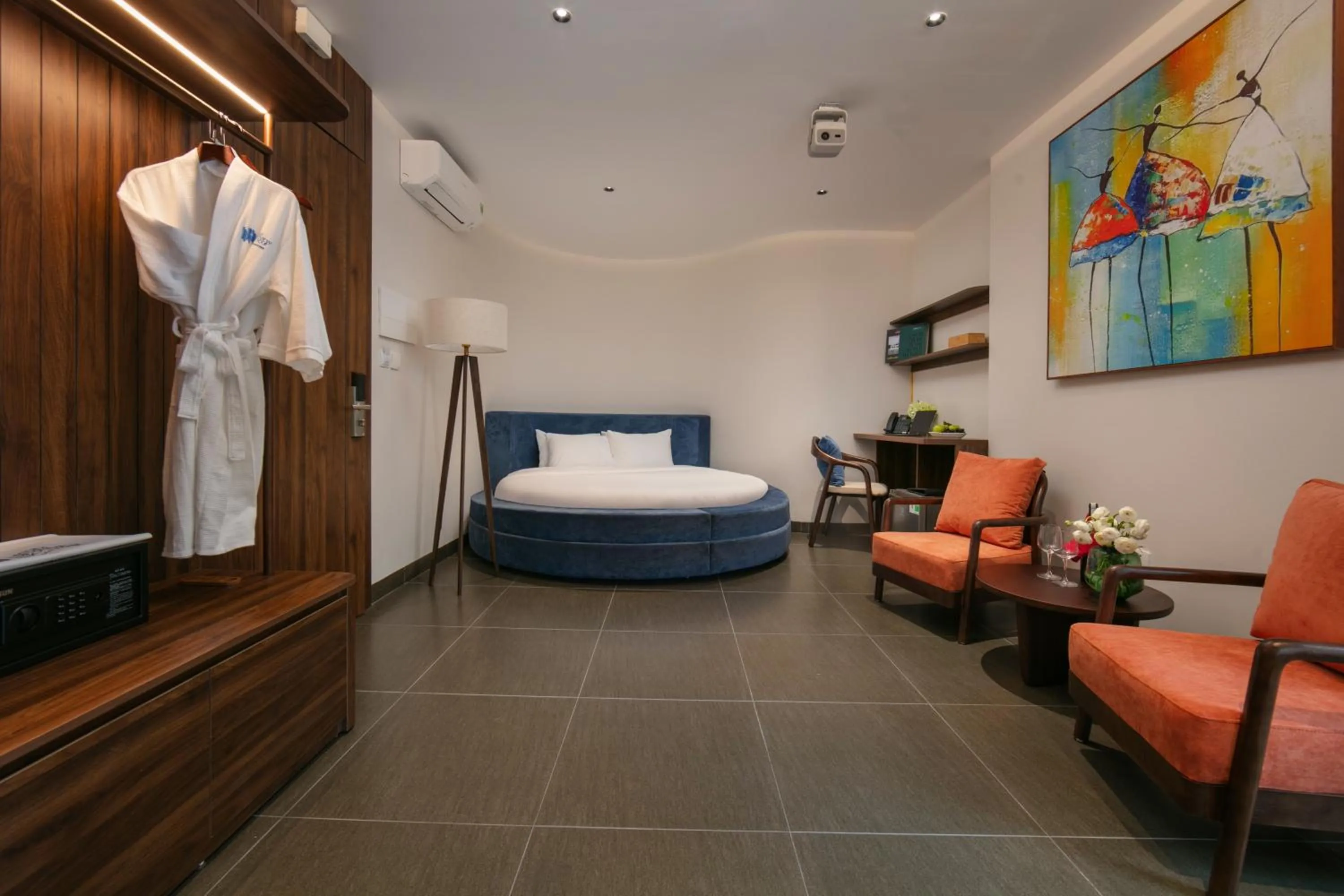 Bed in Hanoi Riverview Boutique Hotel & Apartment