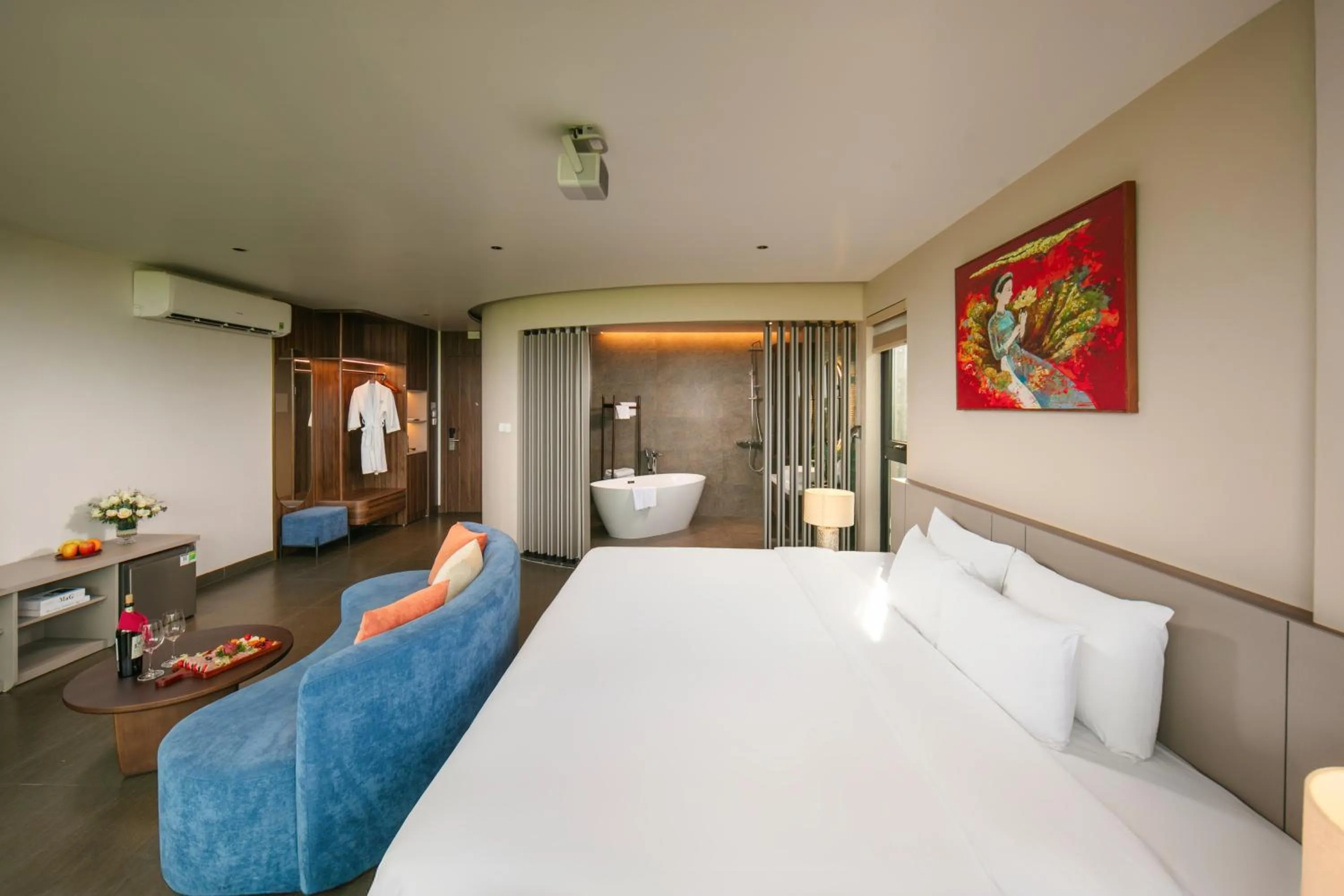 Bed in Hanoi Riverview Boutique Hotel & Apartment