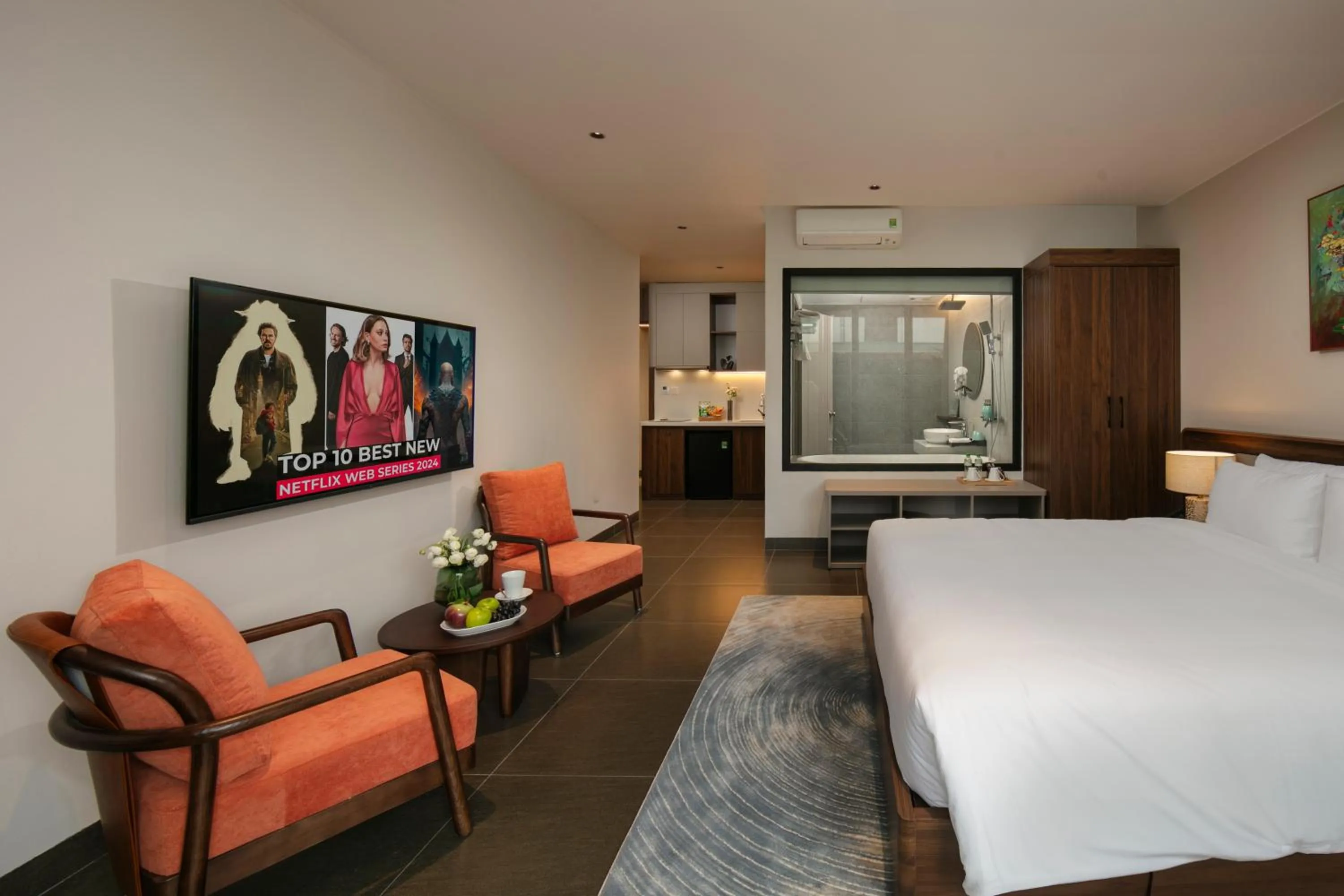 Bed in Hanoi Riverview Boutique Hotel & Apartment