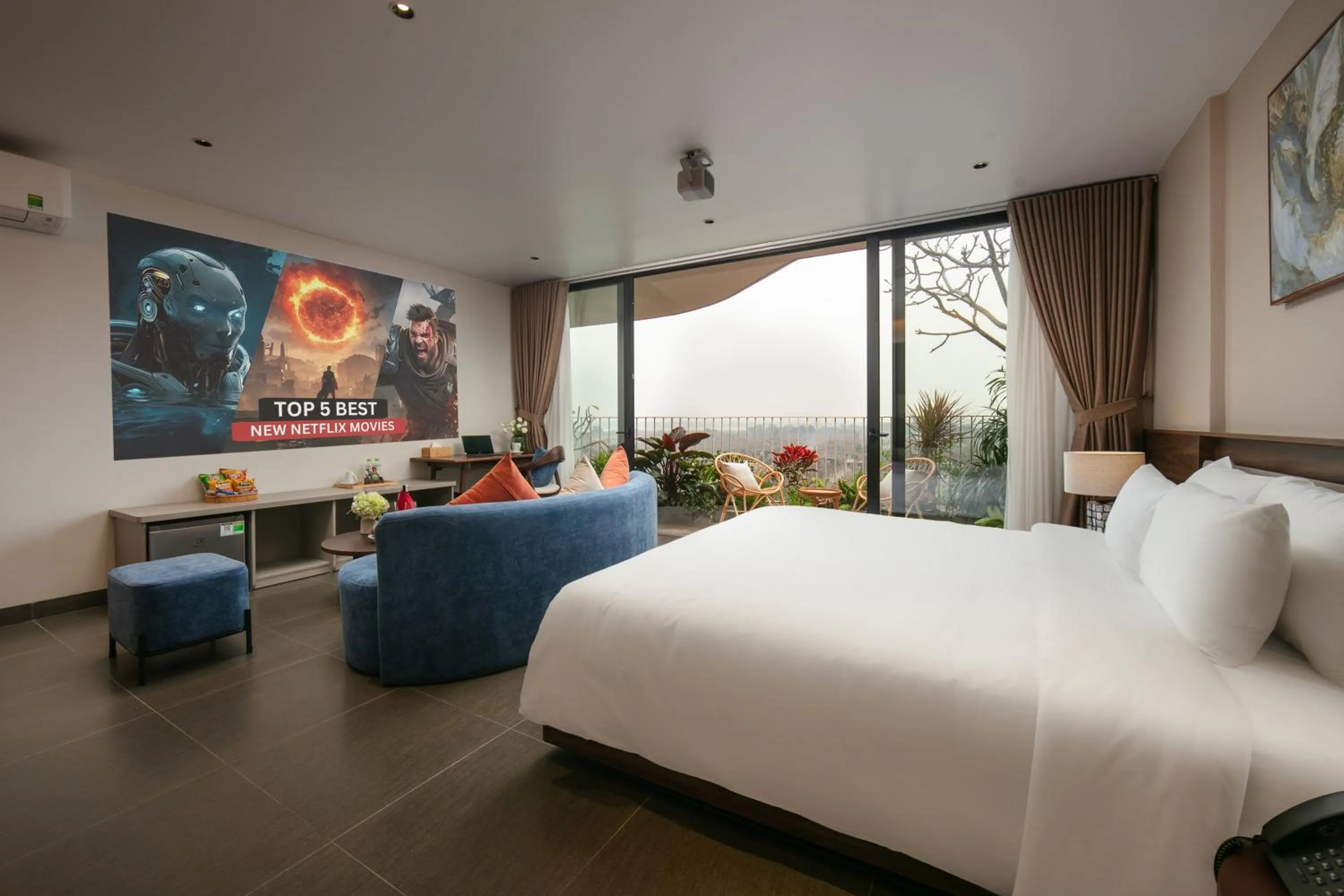 View (from property/room), Bed in Hanoi Riverview Boutique Hotel & Apartment