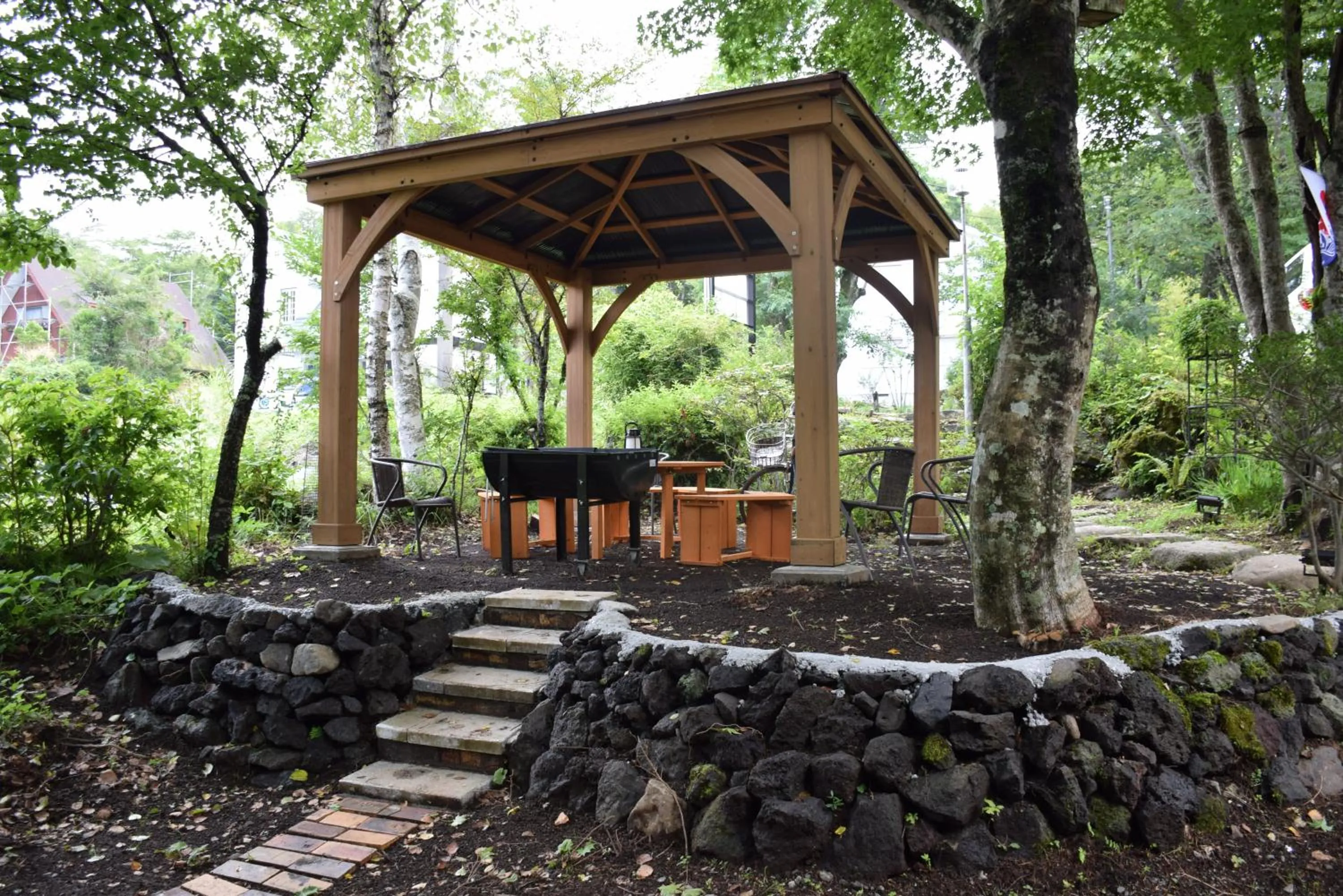 BBQ facilities in Human resort