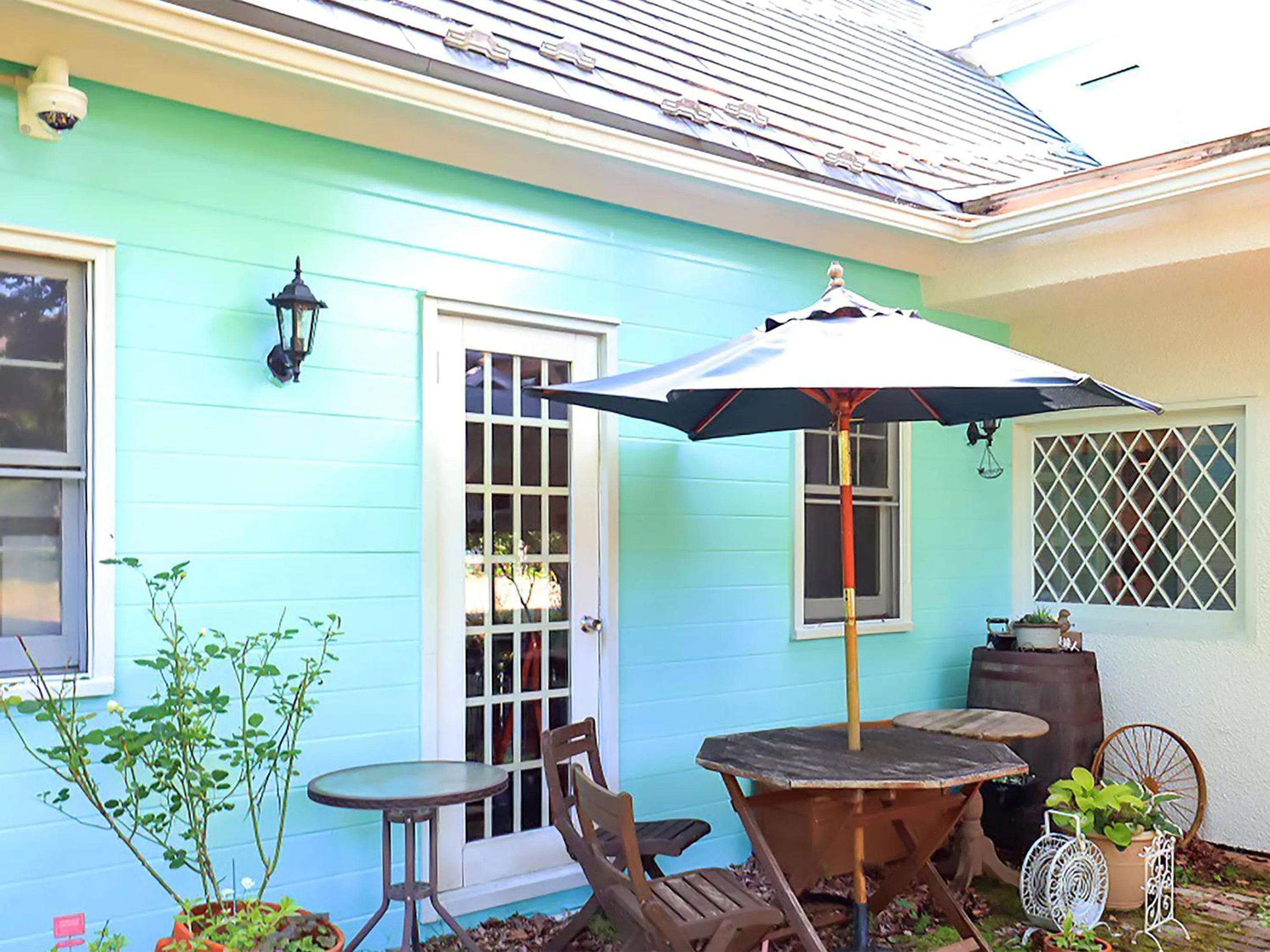 Patio in Human resort