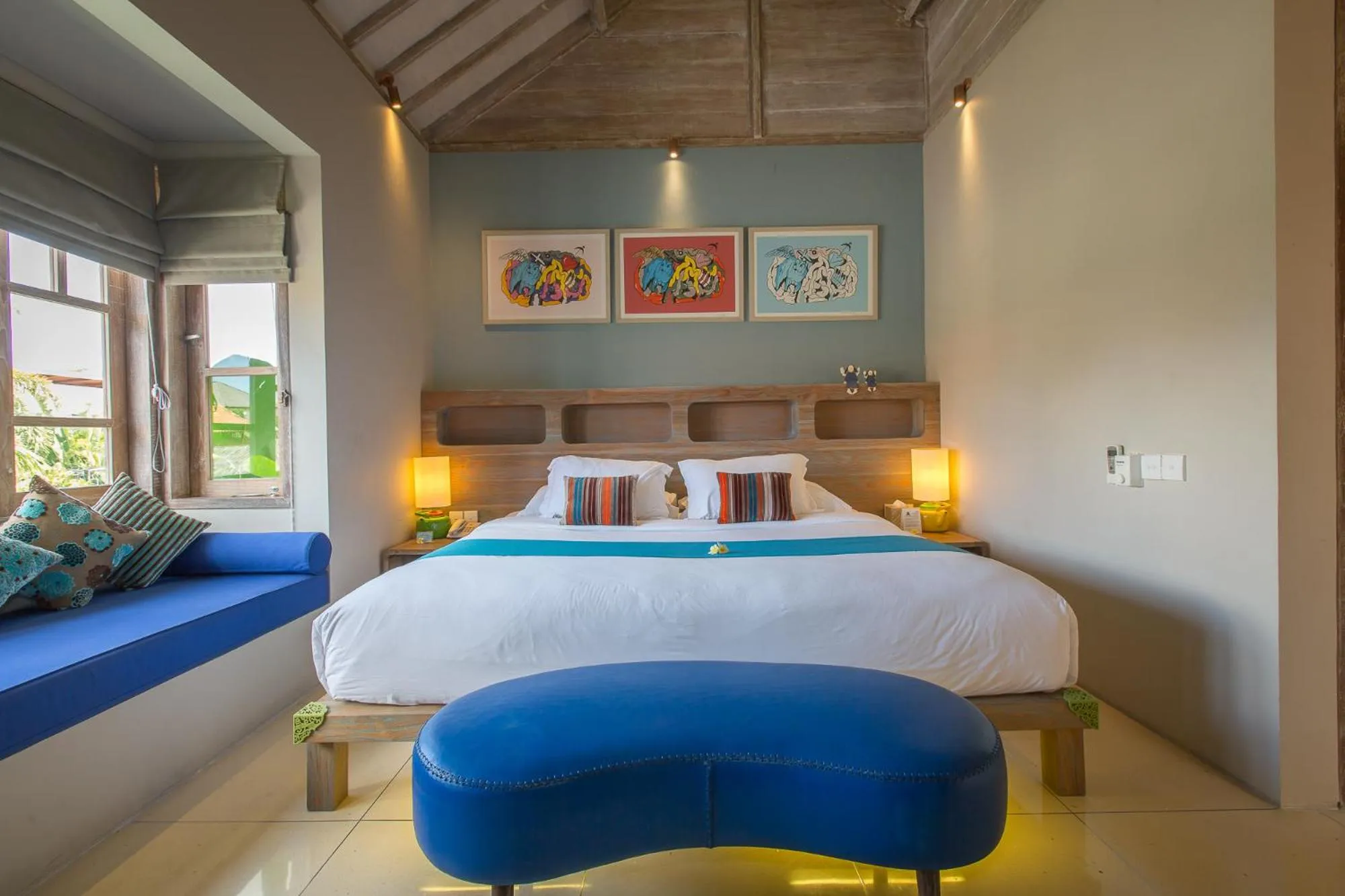 Bedroom, Bed in Villa Sky Li by Nagisa Bali