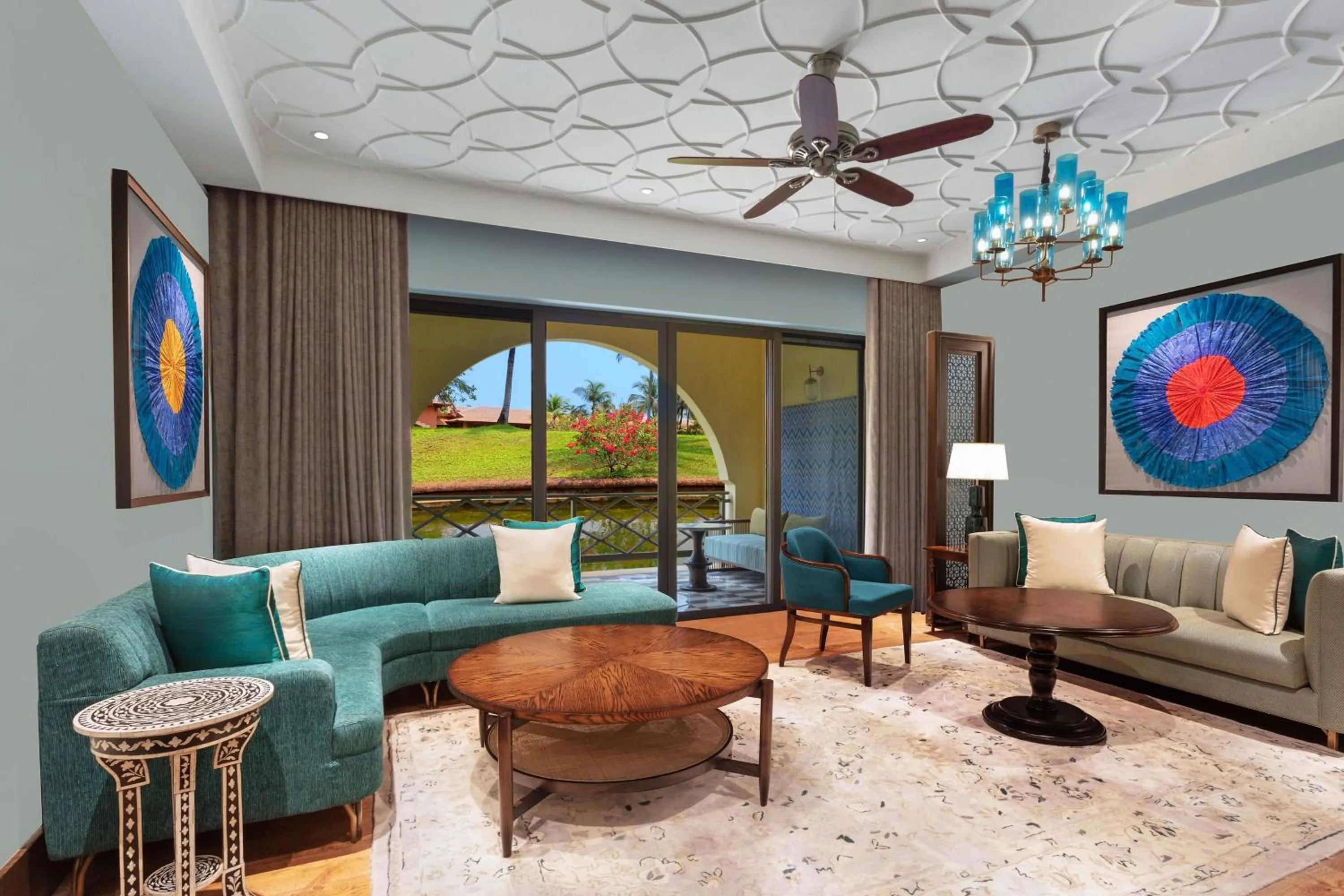 Living room in ITC Grand Goa, a Luxury Collection Resort & Spa, Goa