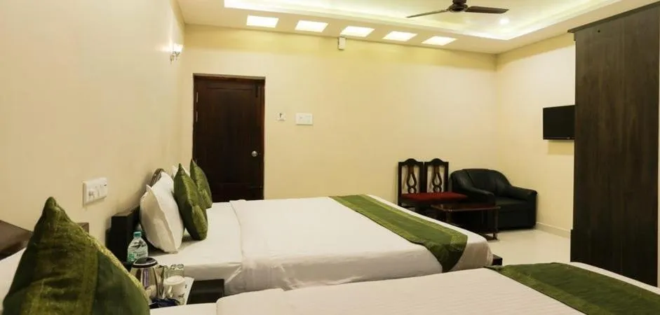 Bed in Hotel Ramleela