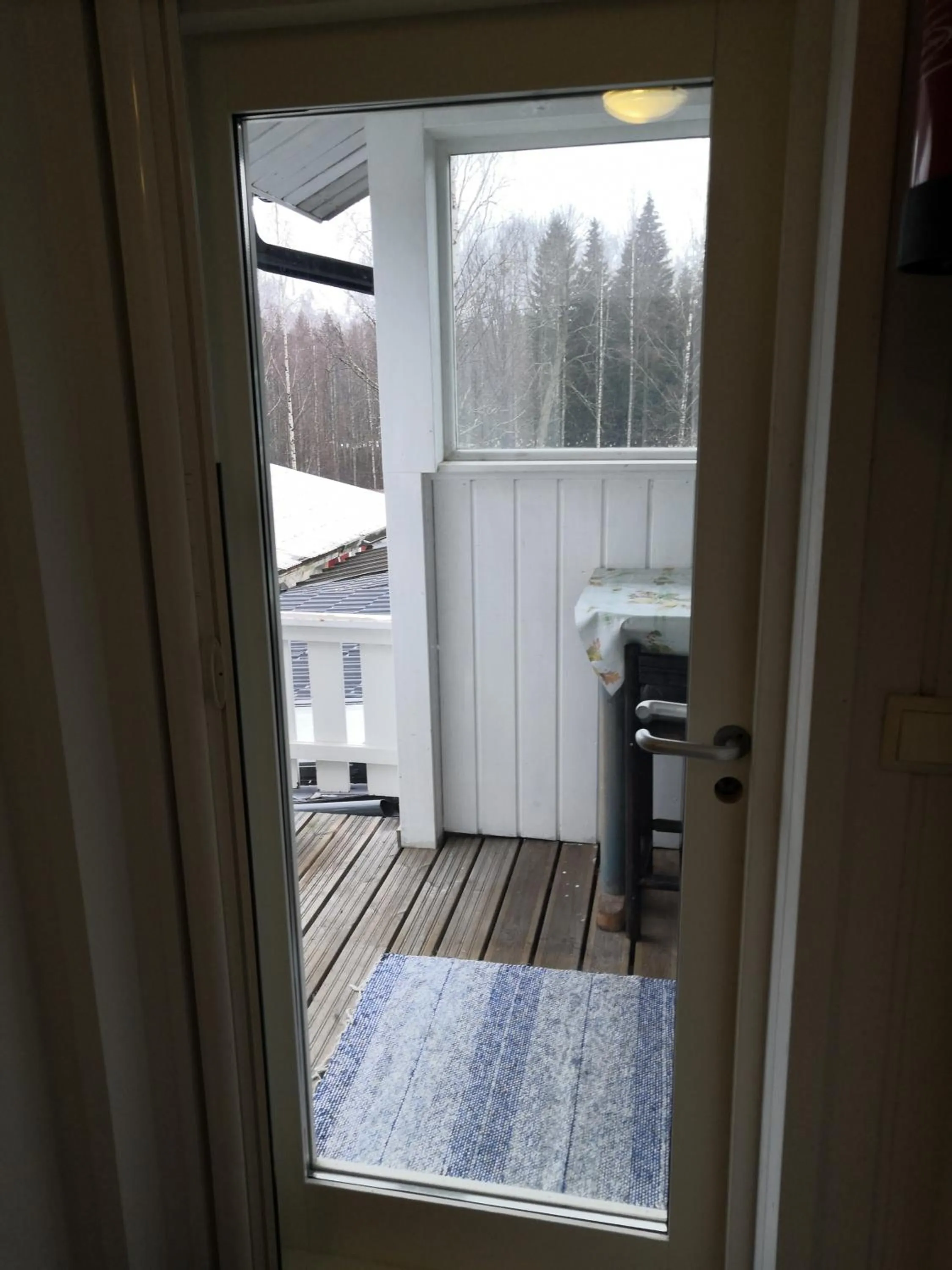 Balcony/Terrace in Hostel Mansikka