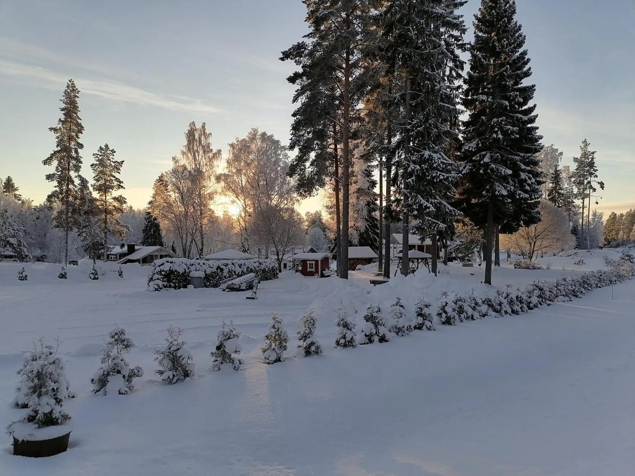 Natural landscape in Hostel Mansikka