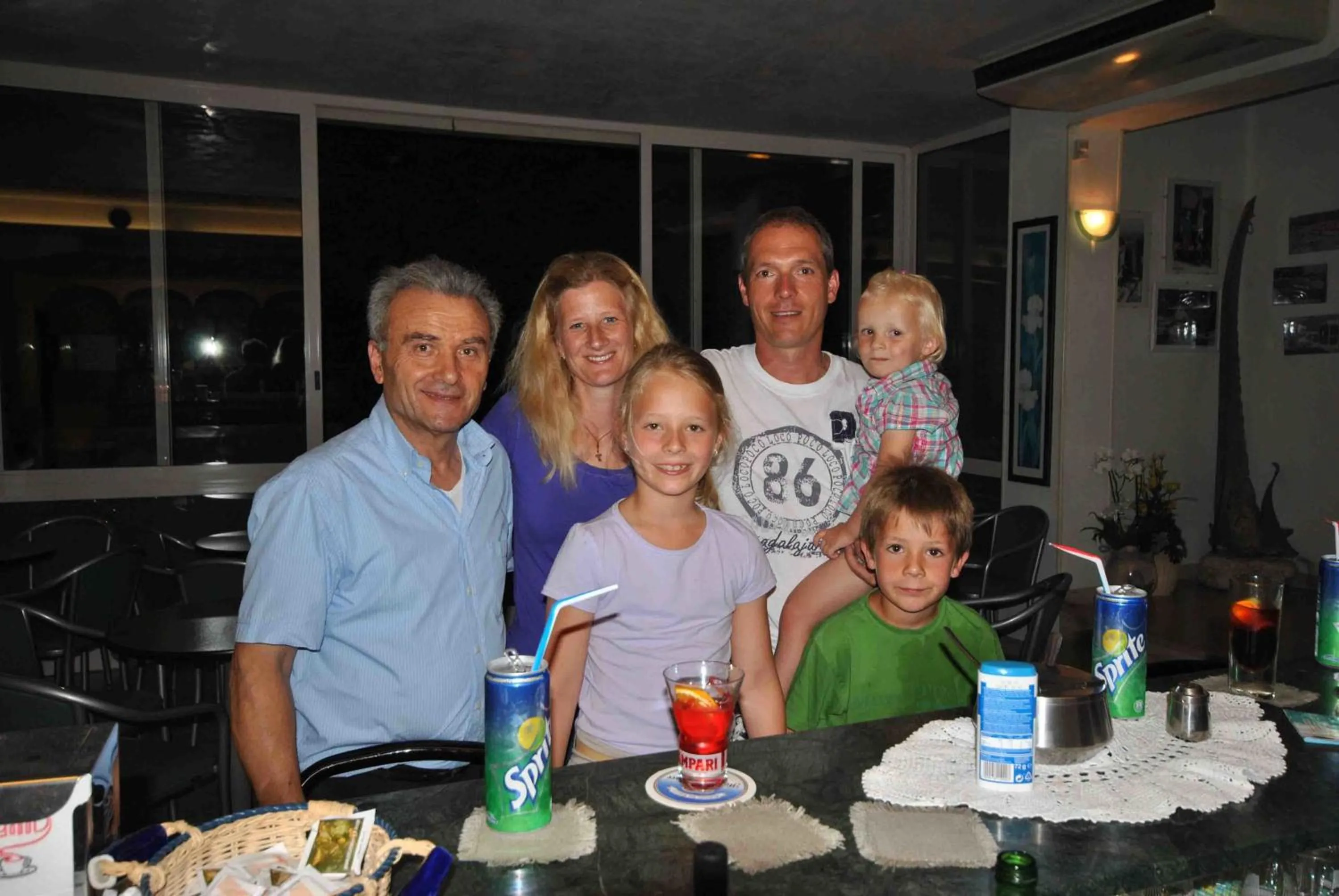 Family in Hotel Pacific