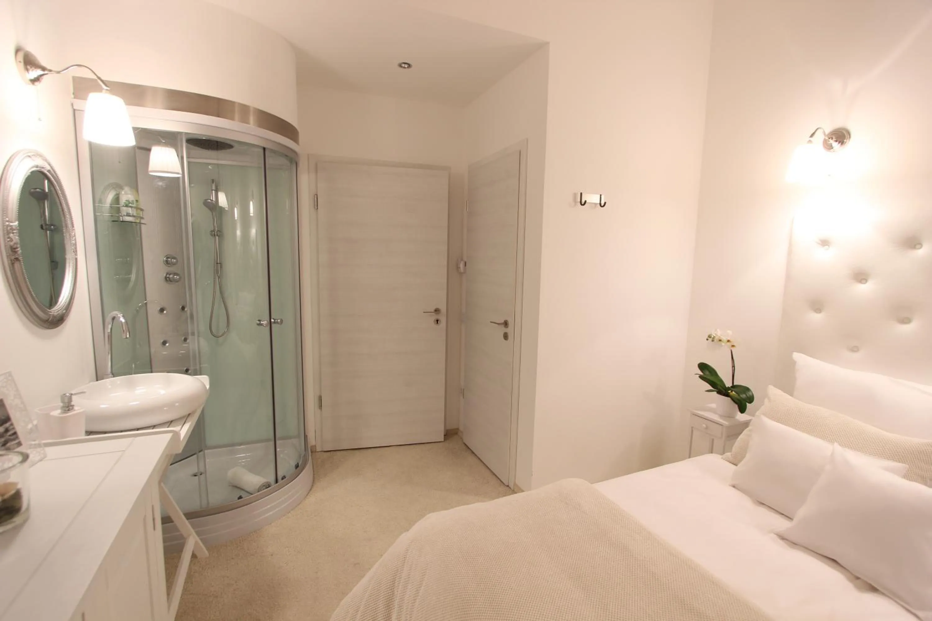 Shower, Bed in Balance Home