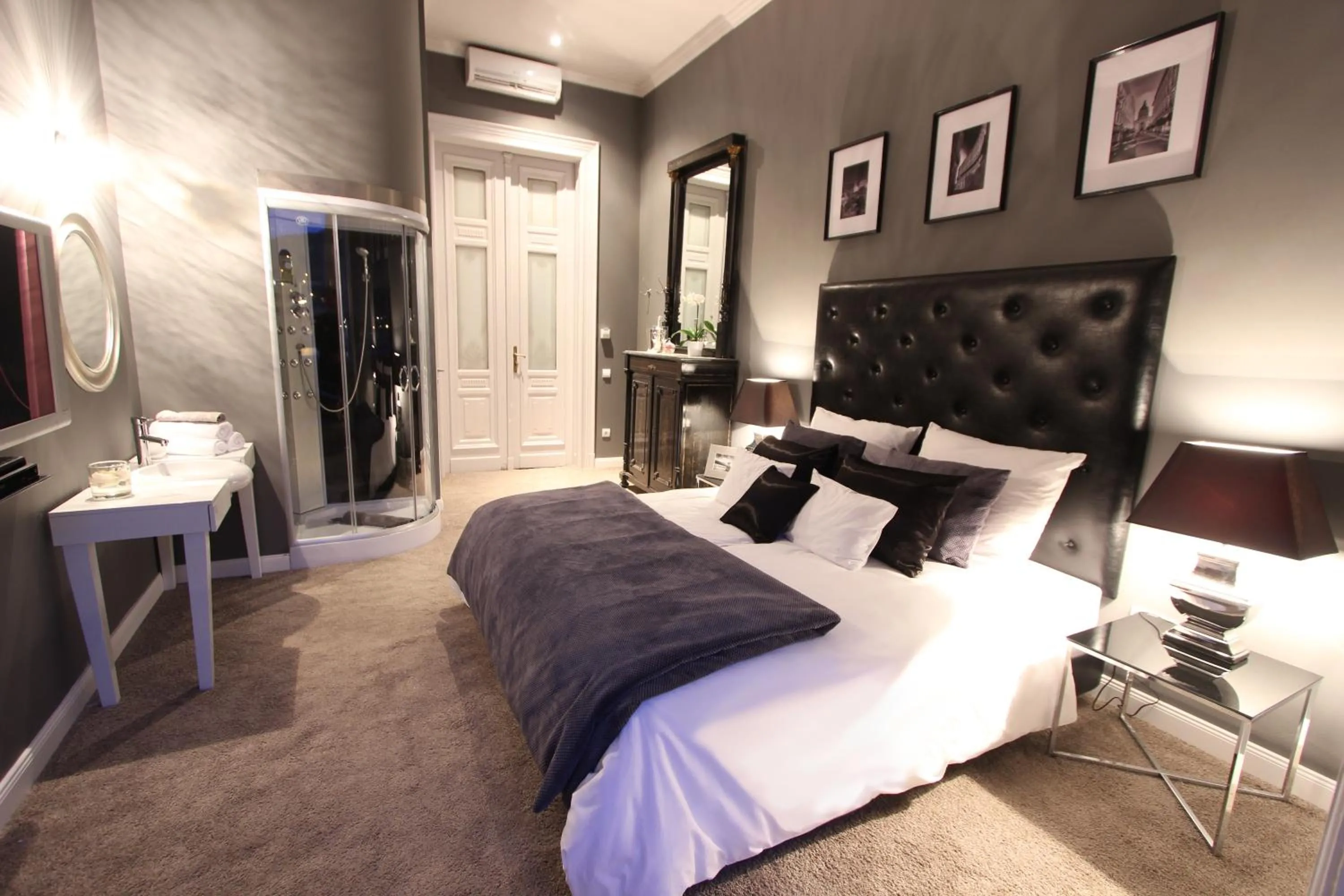 Shower, Bed in Balance Home