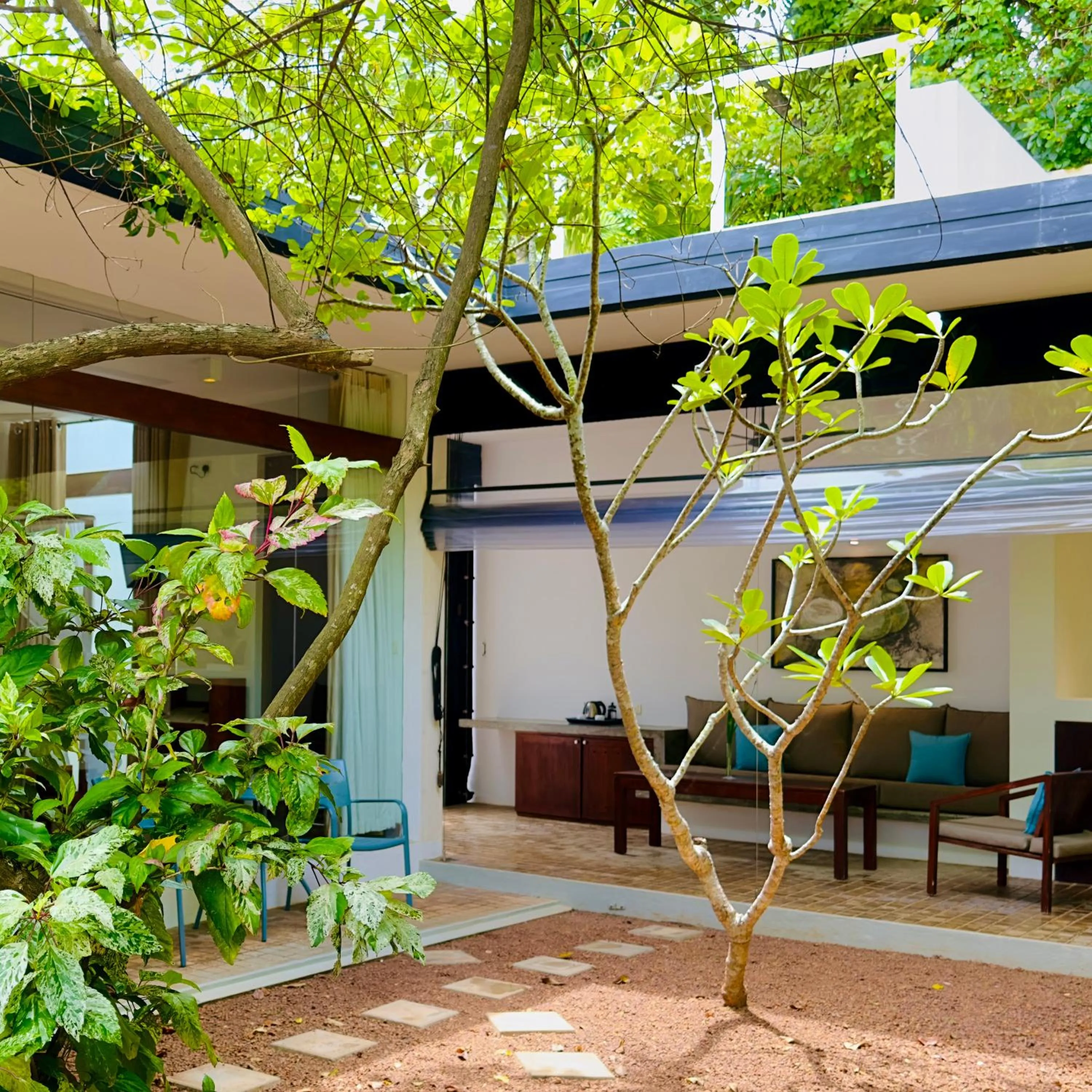Patio in Calamansi Cove Villas