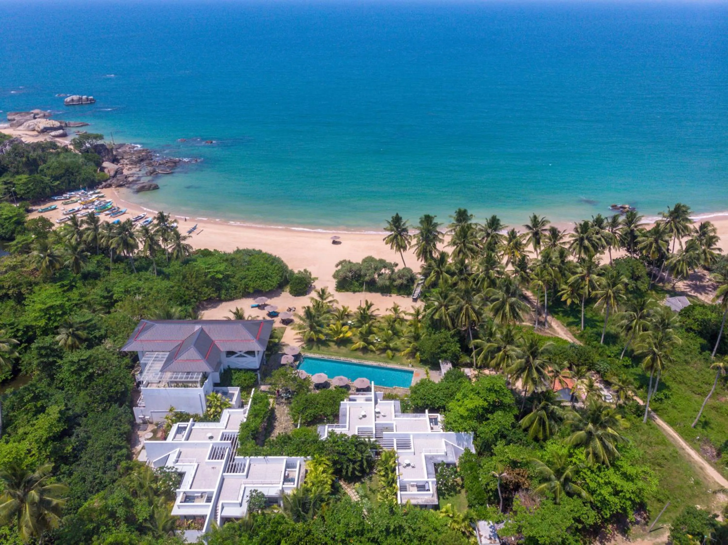 Bird's eye view in Calamansi Cove Villas