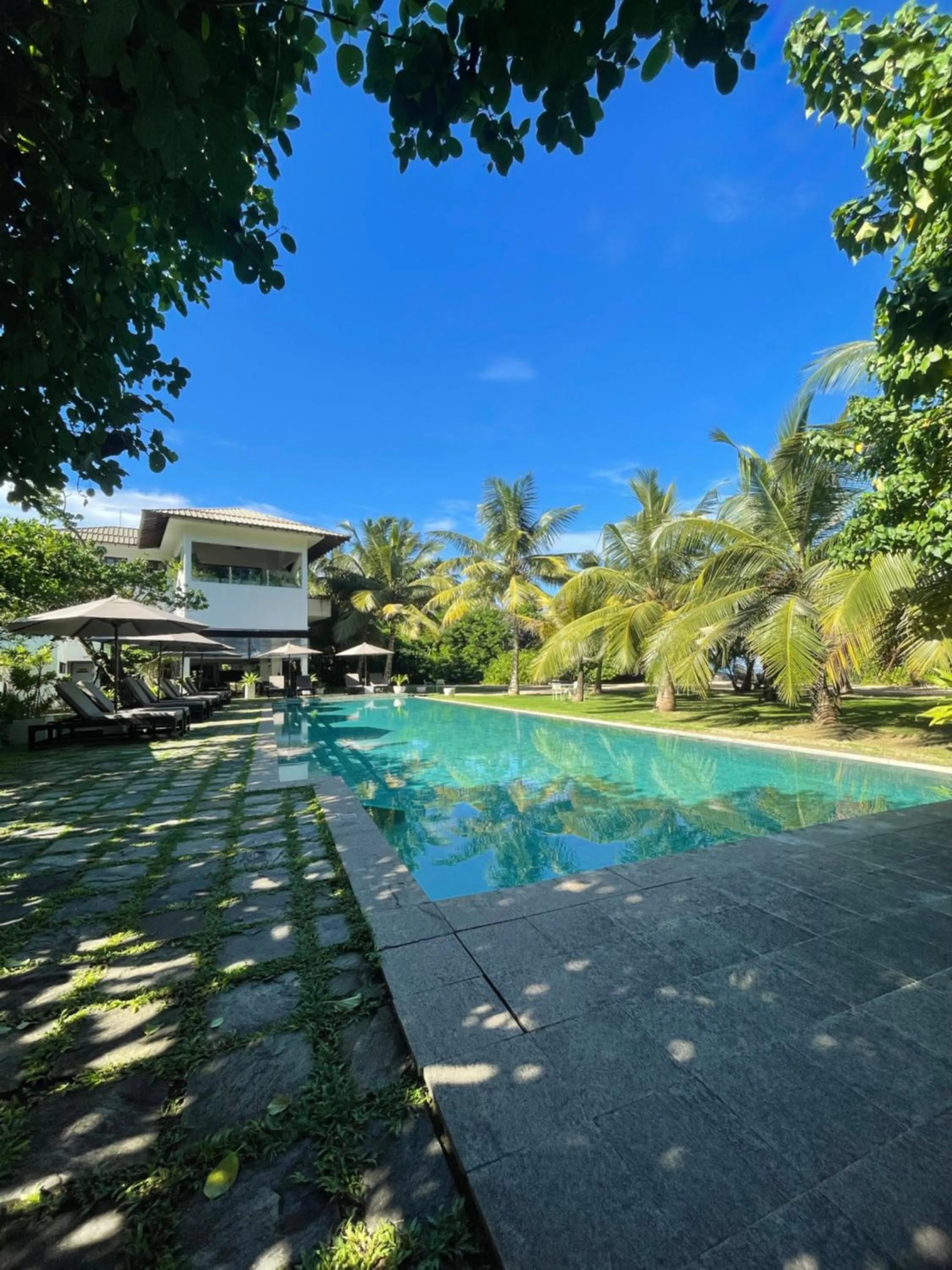 Pool view in Calamansi Cove Villas