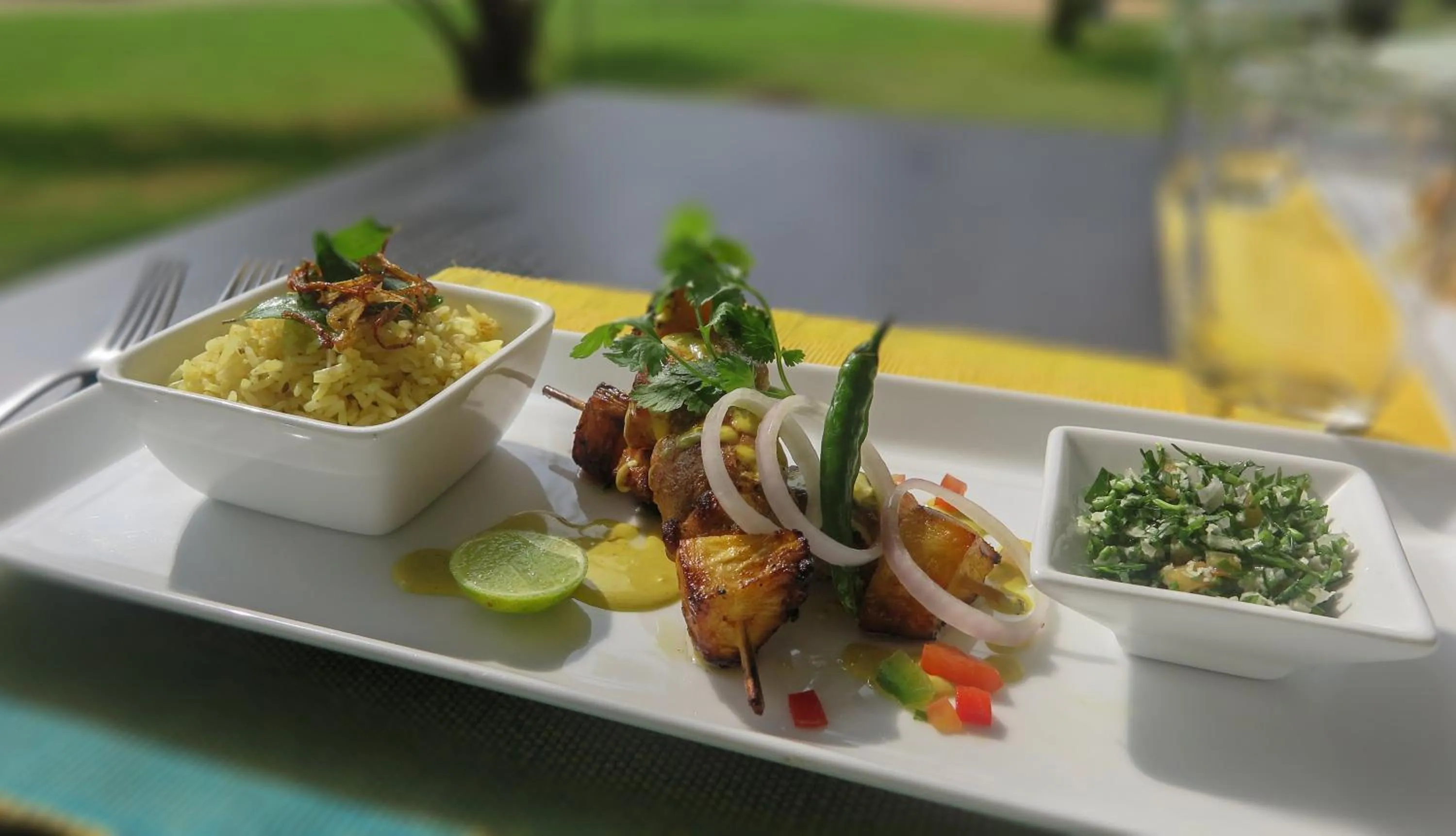 Food close-up in Calamansi Cove Villas