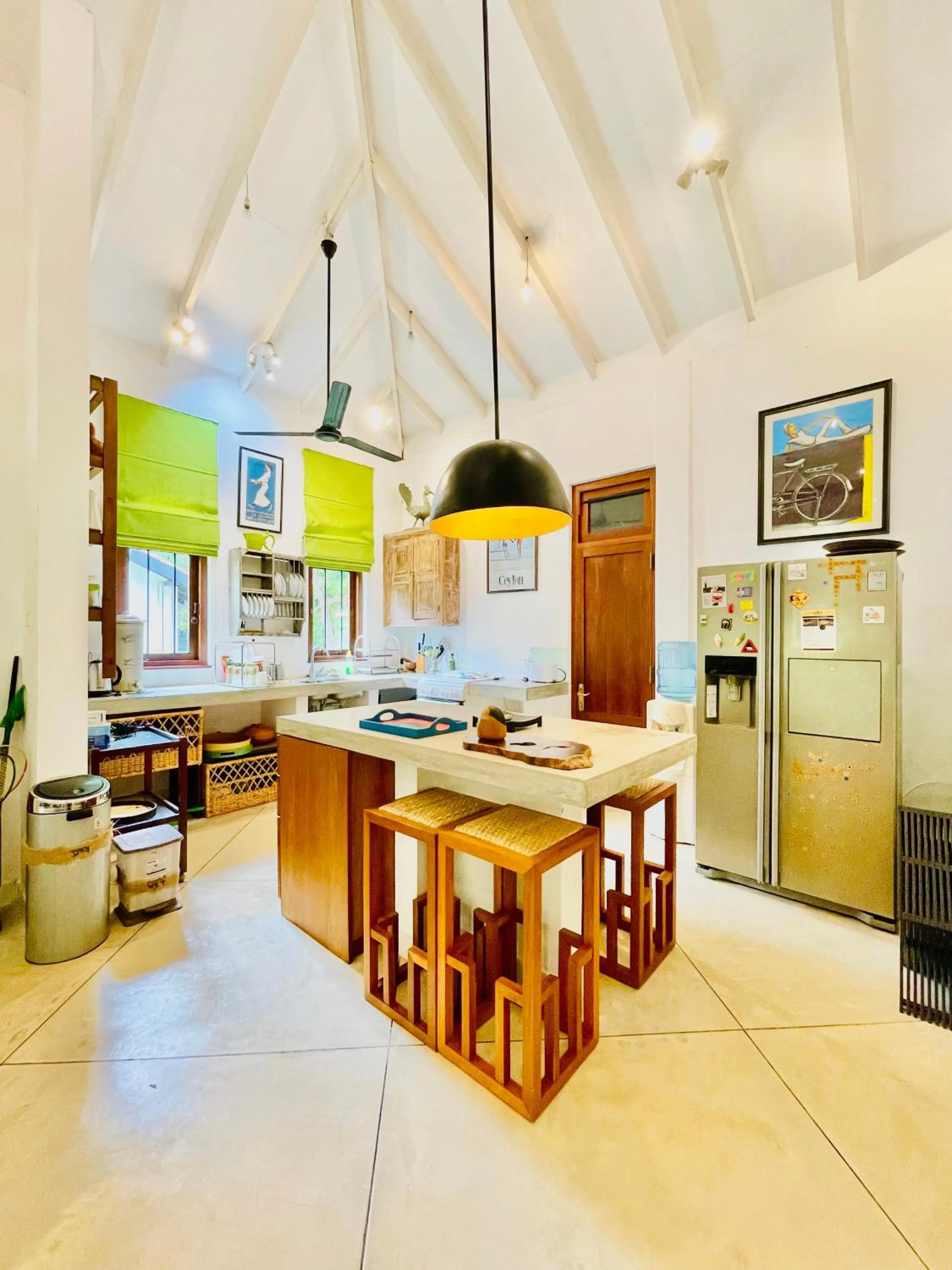 Kitchen or kitchenette in Aavya Cove Villas by Aahaasa