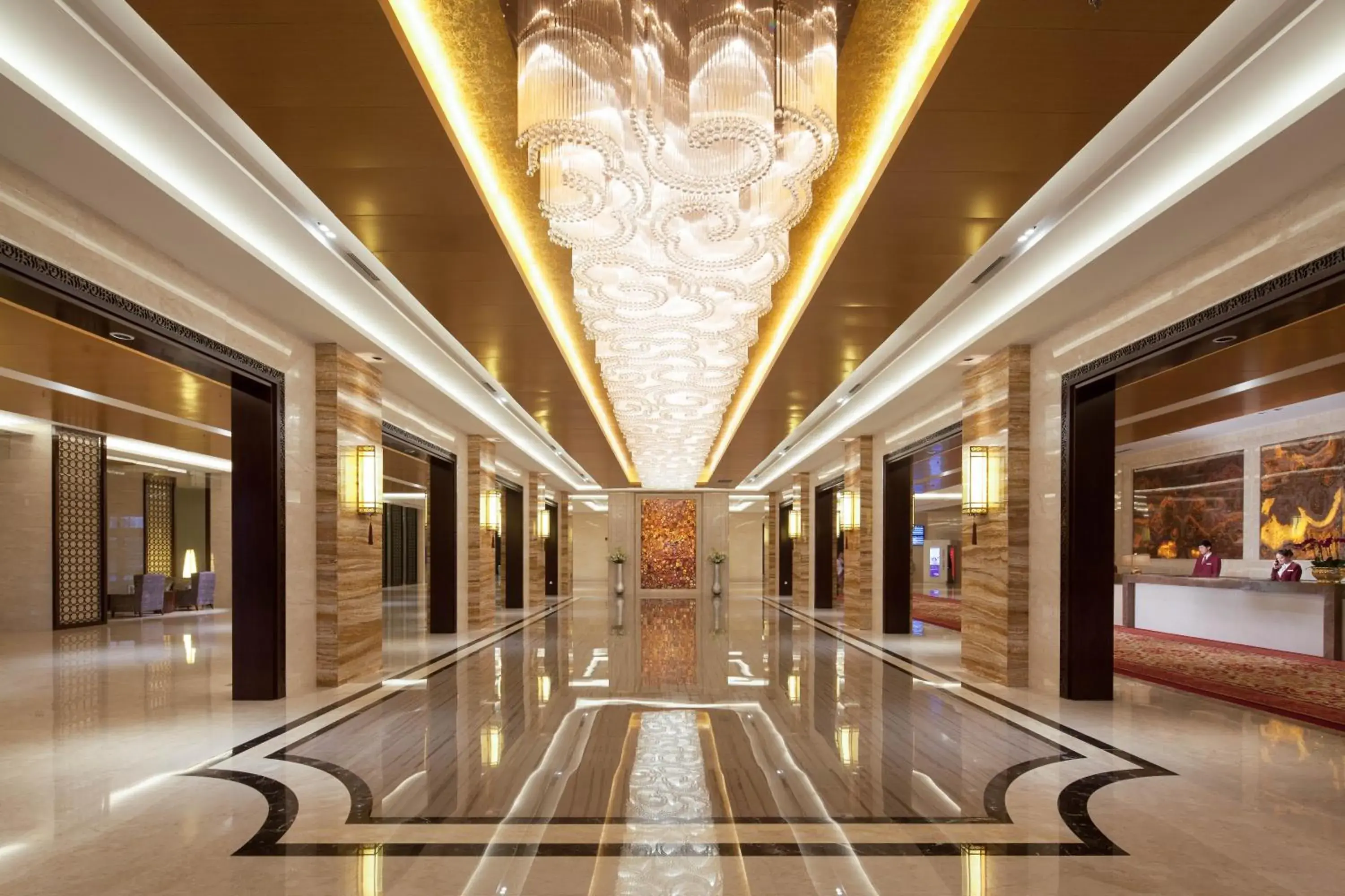 Lobby or reception in Xi'an Airport Hotel Lobby or reception in Xi'an Airport Hotel