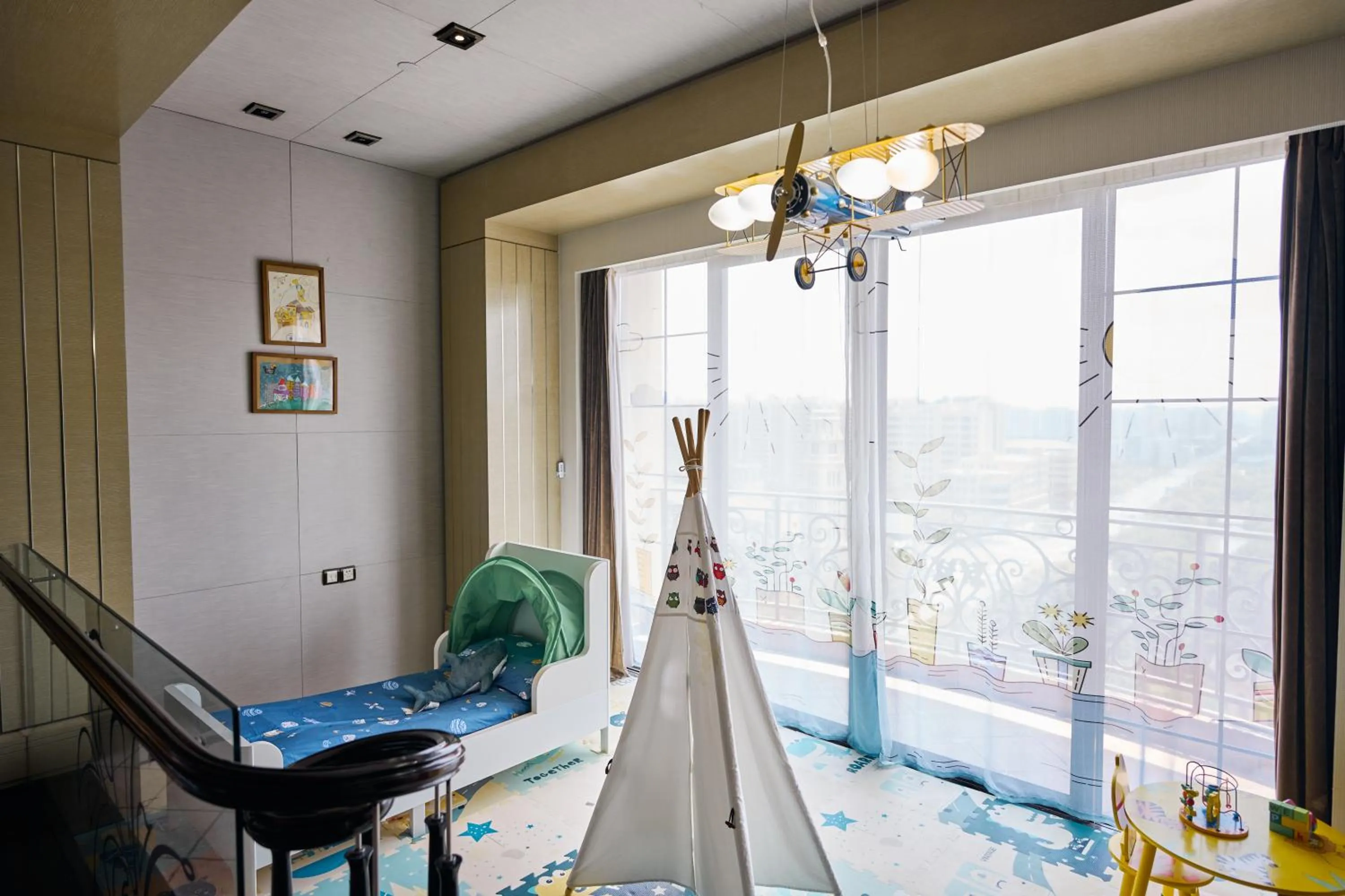 Seating area in Chateau Star River Shanghai Minhang