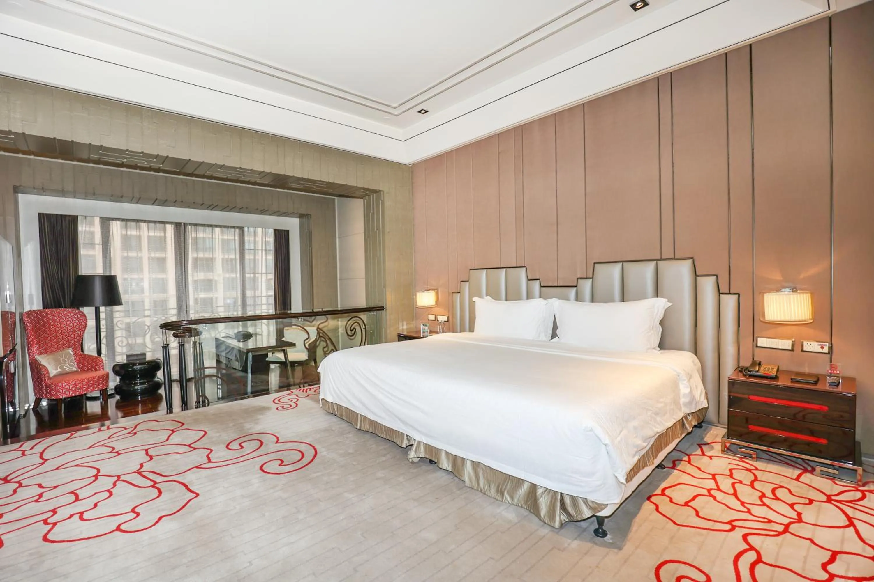 Bed in Chateau Star River Shanghai Minhang