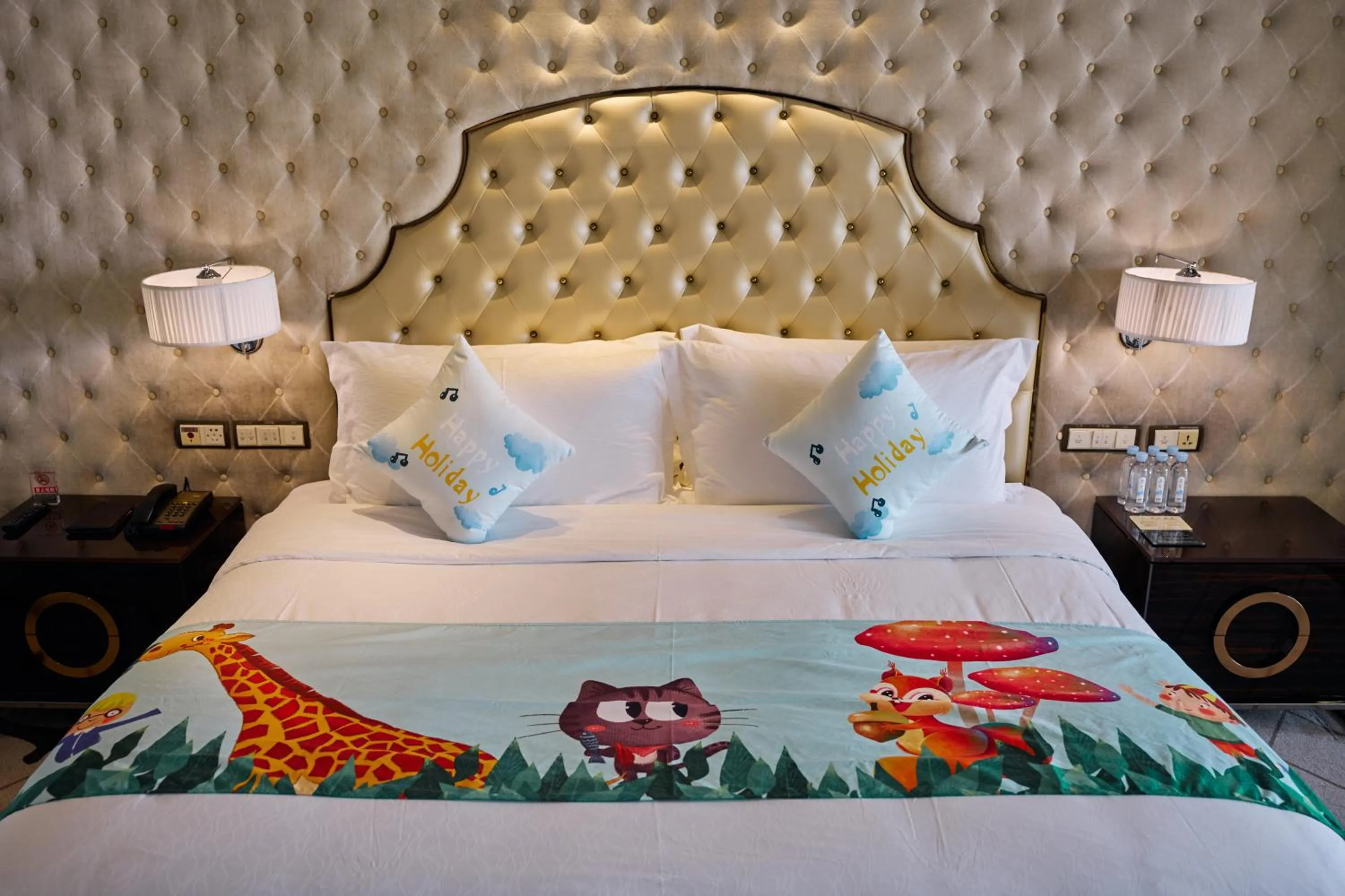 Bed in Chateau Star River Shanghai Minhang
