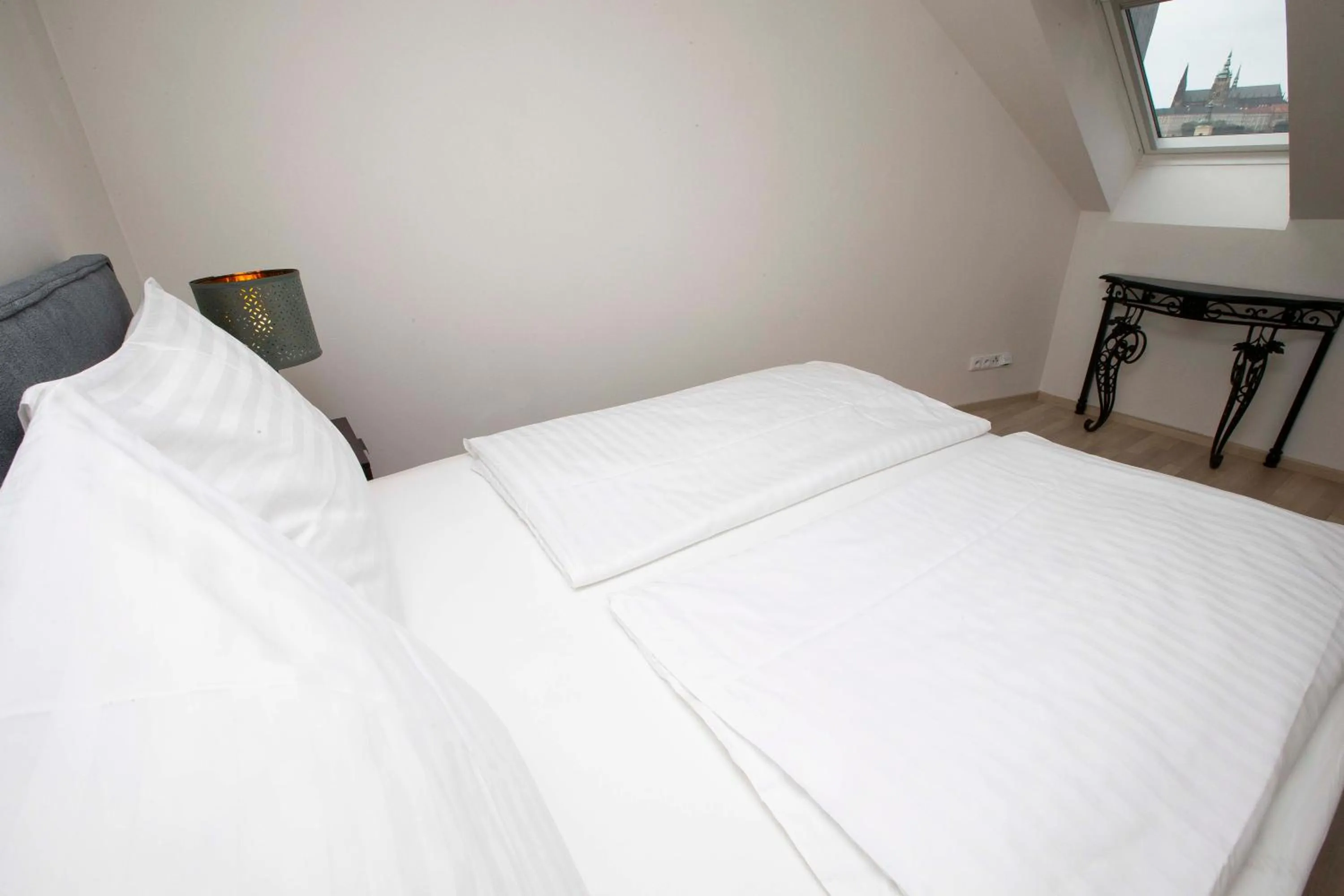 Bedroom, Bed in Greg Apartments Kampa Prague