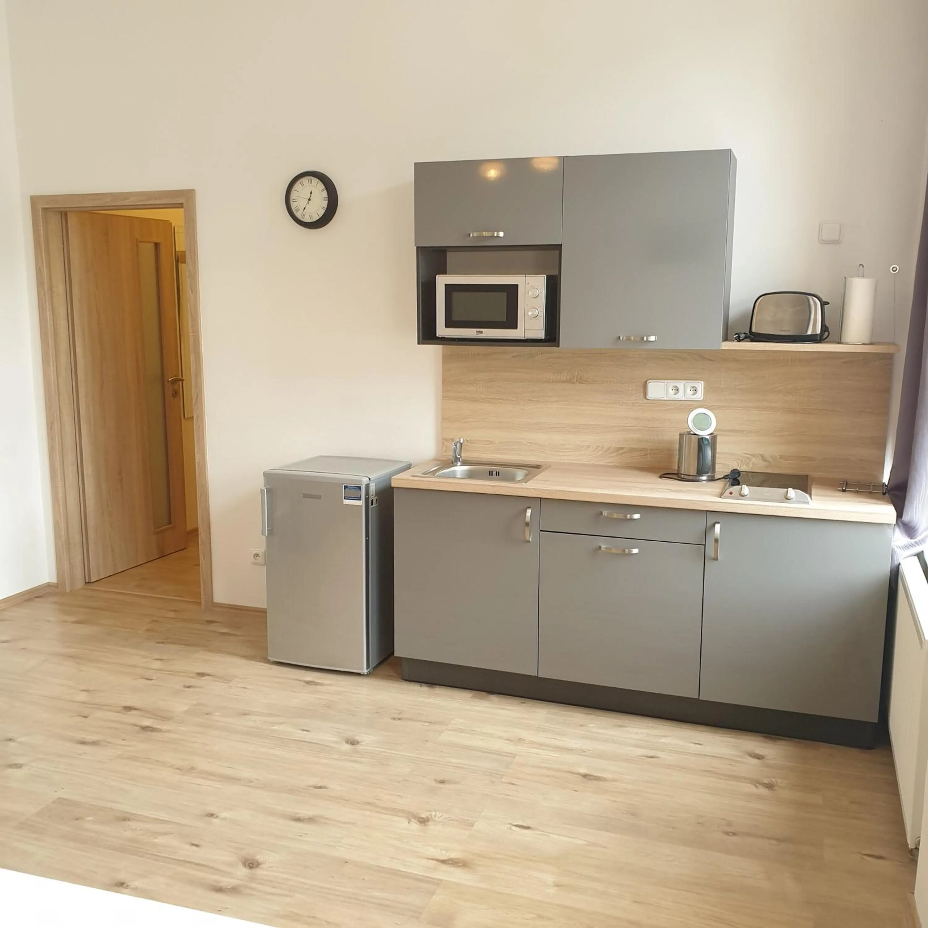 Kitchen or kitchenette in Greg Apartments Kampa Prague