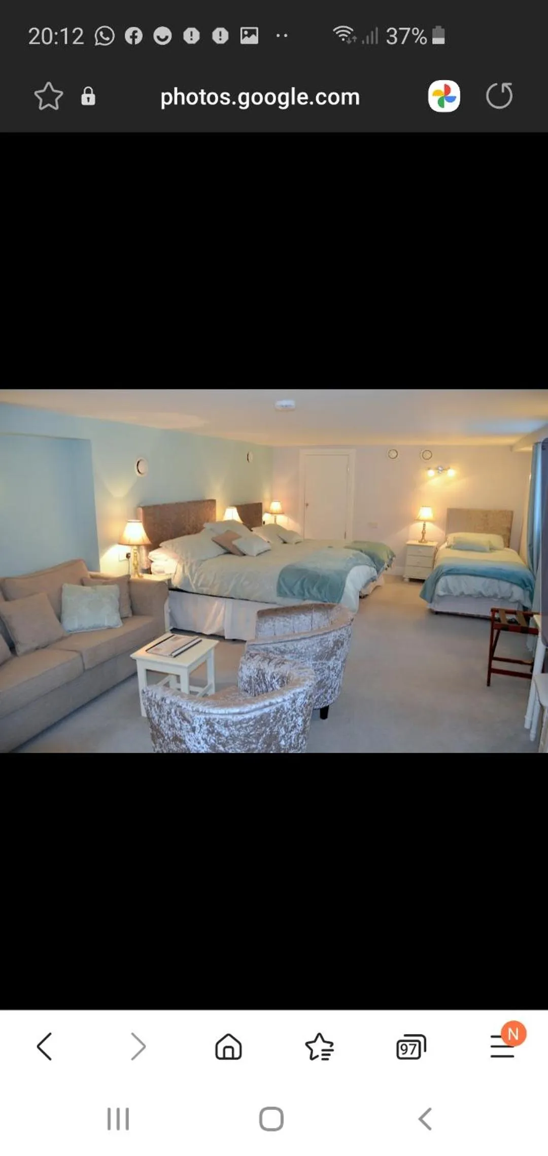 Bed in Bridgeburnhouse Bed and Breakfast