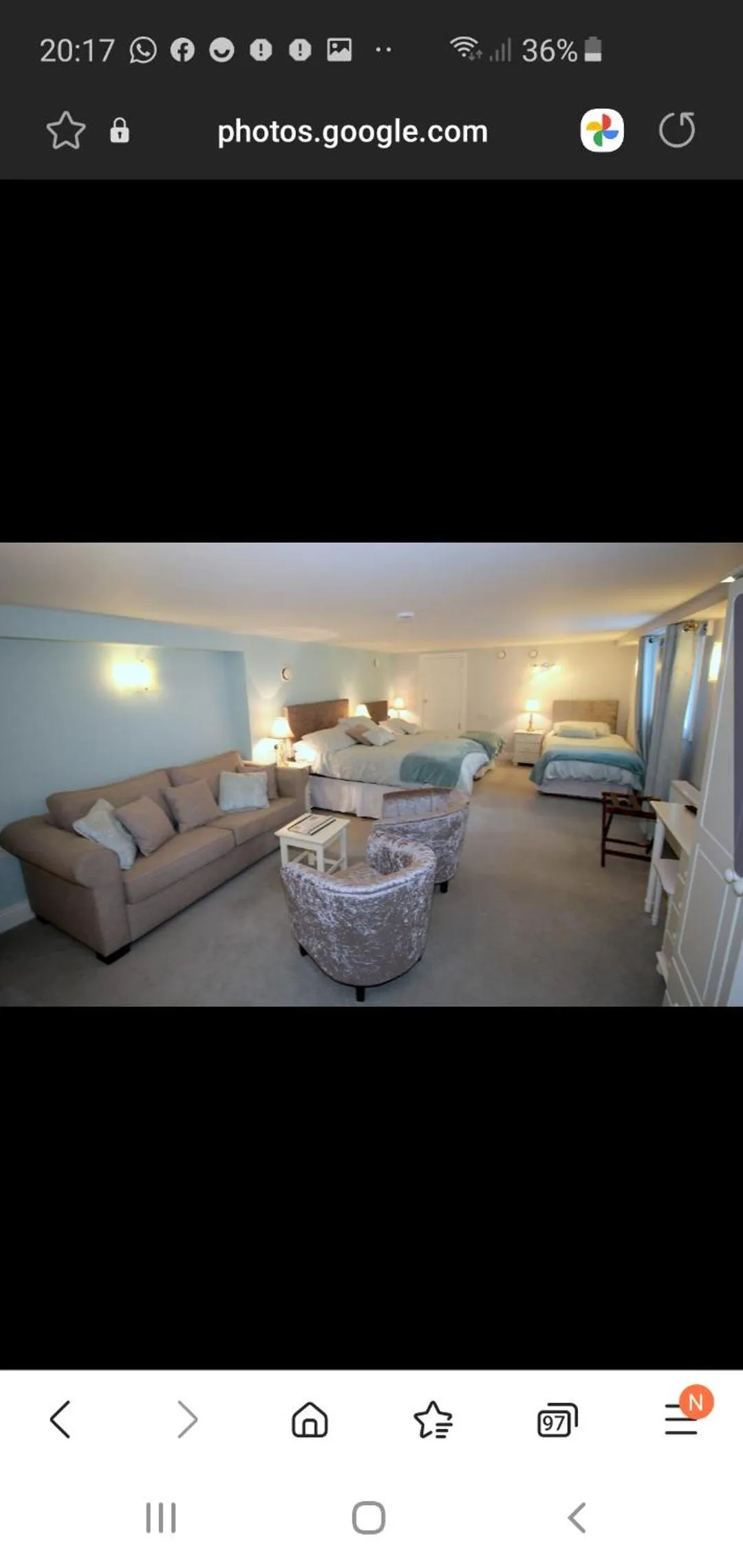 Bed in Bridgeburnhouse Bed and Breakfast