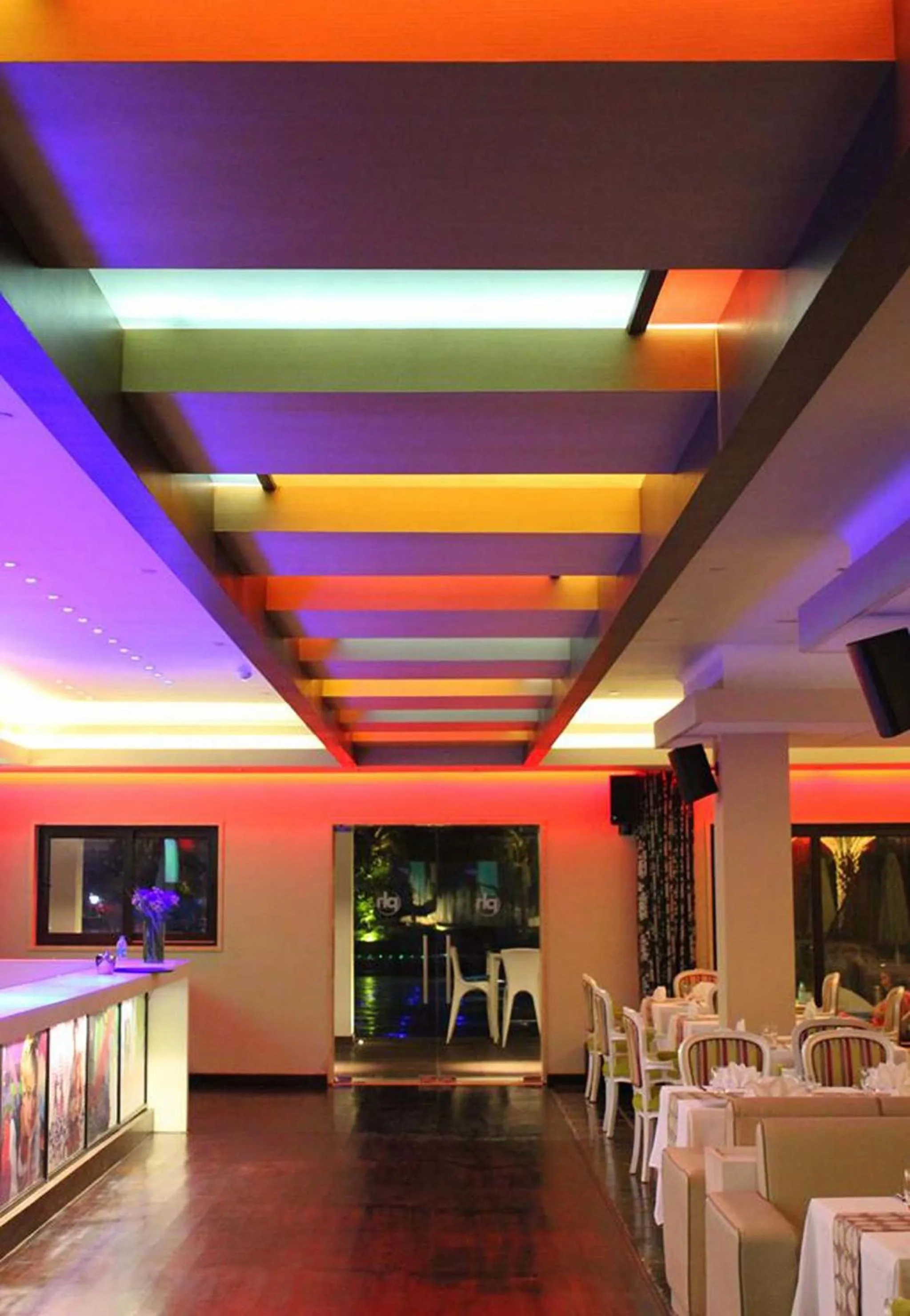 Dining area in Planet Hollywood Beach Resort Goa