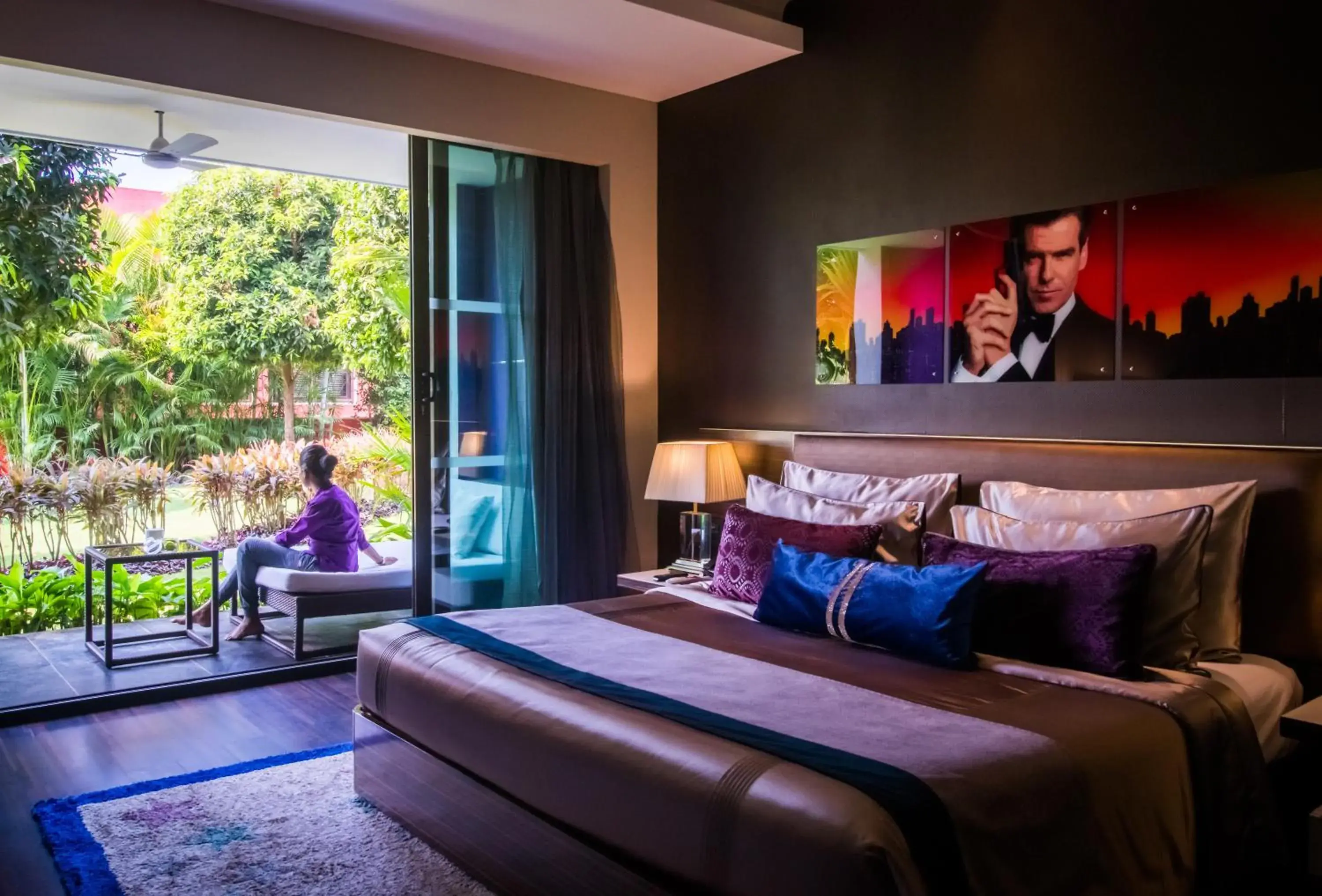 Garden view in Planet Hollywood Beach Resort Goa Garden view in Planet Hollywood Beach Resort Goa